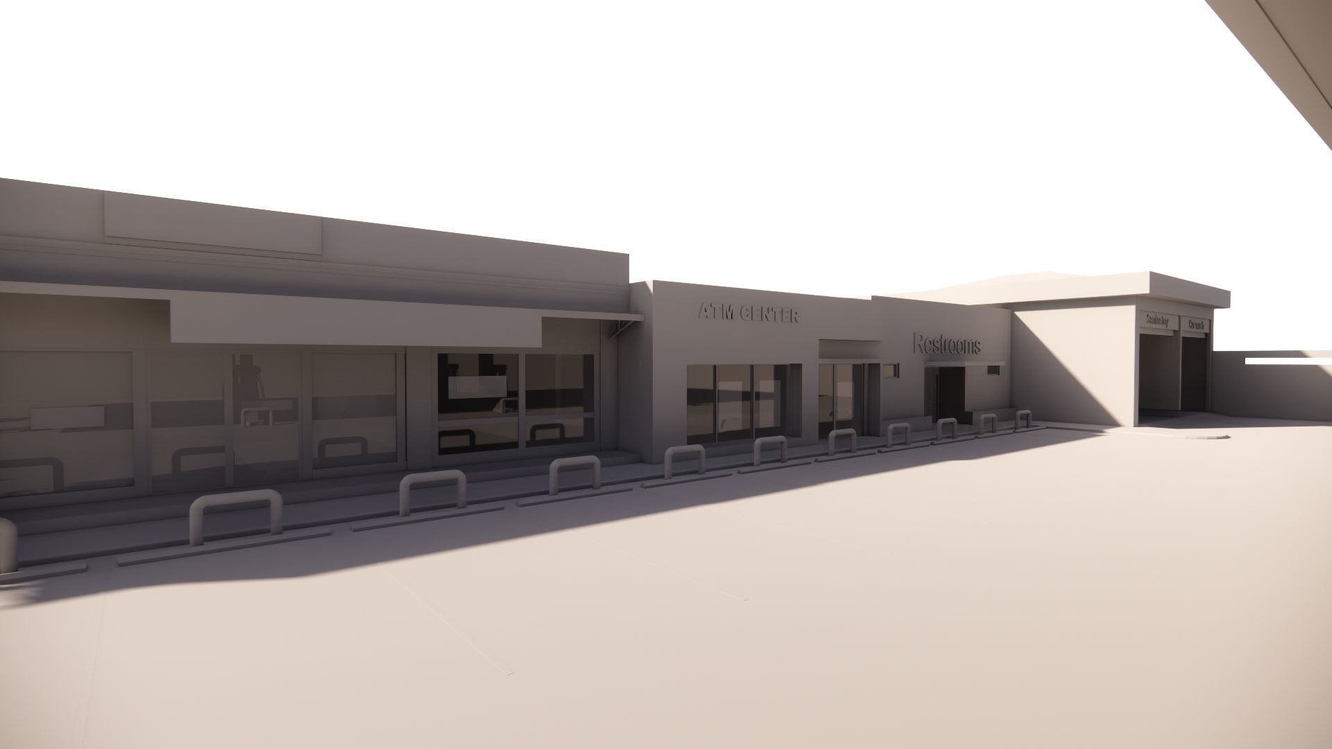 Gas Station 3D model_9