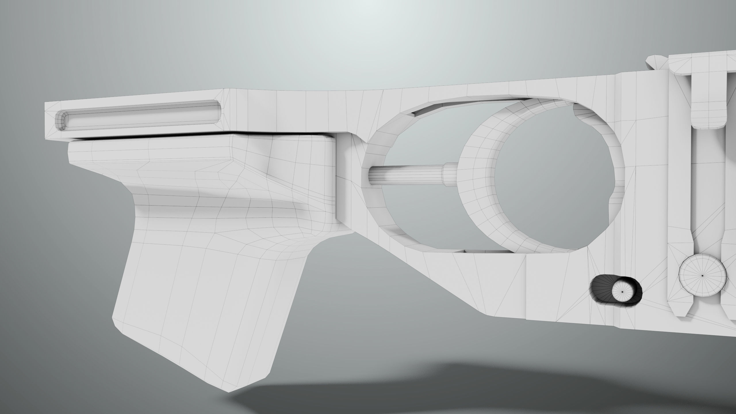 Grenade Launcher 03 Black Generic All PBR Unity UE Textures Low-poly 3D model_47