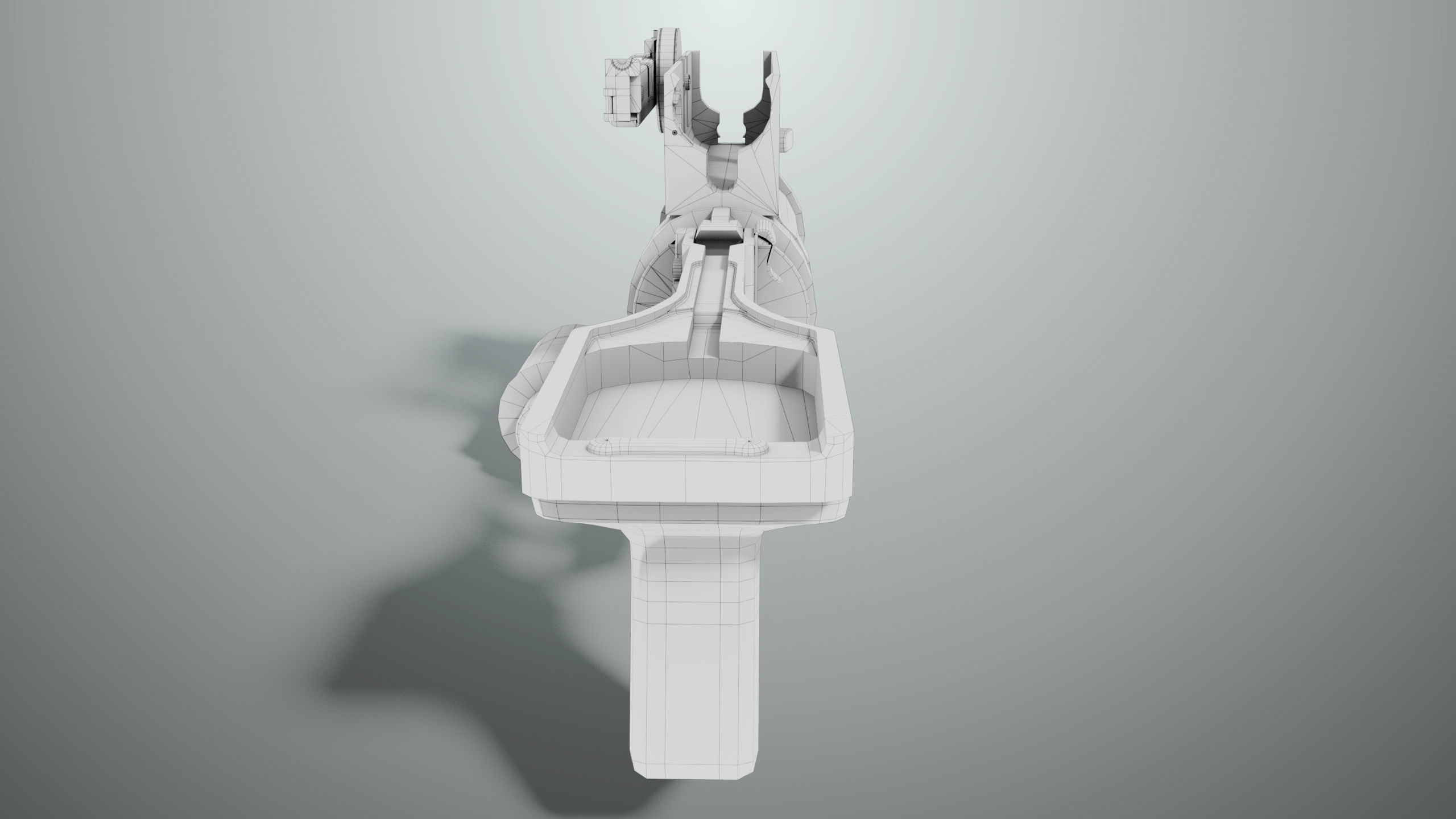 Grenade Launcher 03 Black Generic All PBR Unity UE Textures Low-poly 3D model_28