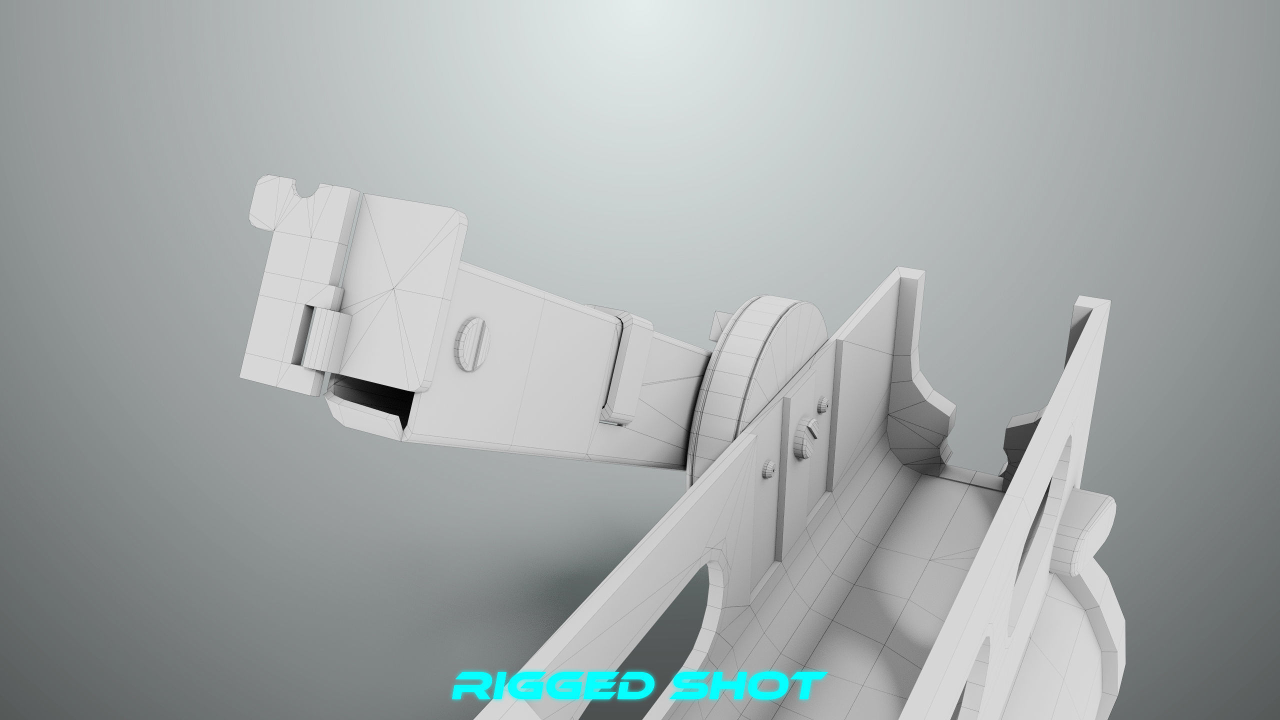 Grenade Launcher 03 Black Generic All PBR Unity UE Textures Low-poly 3D model_51