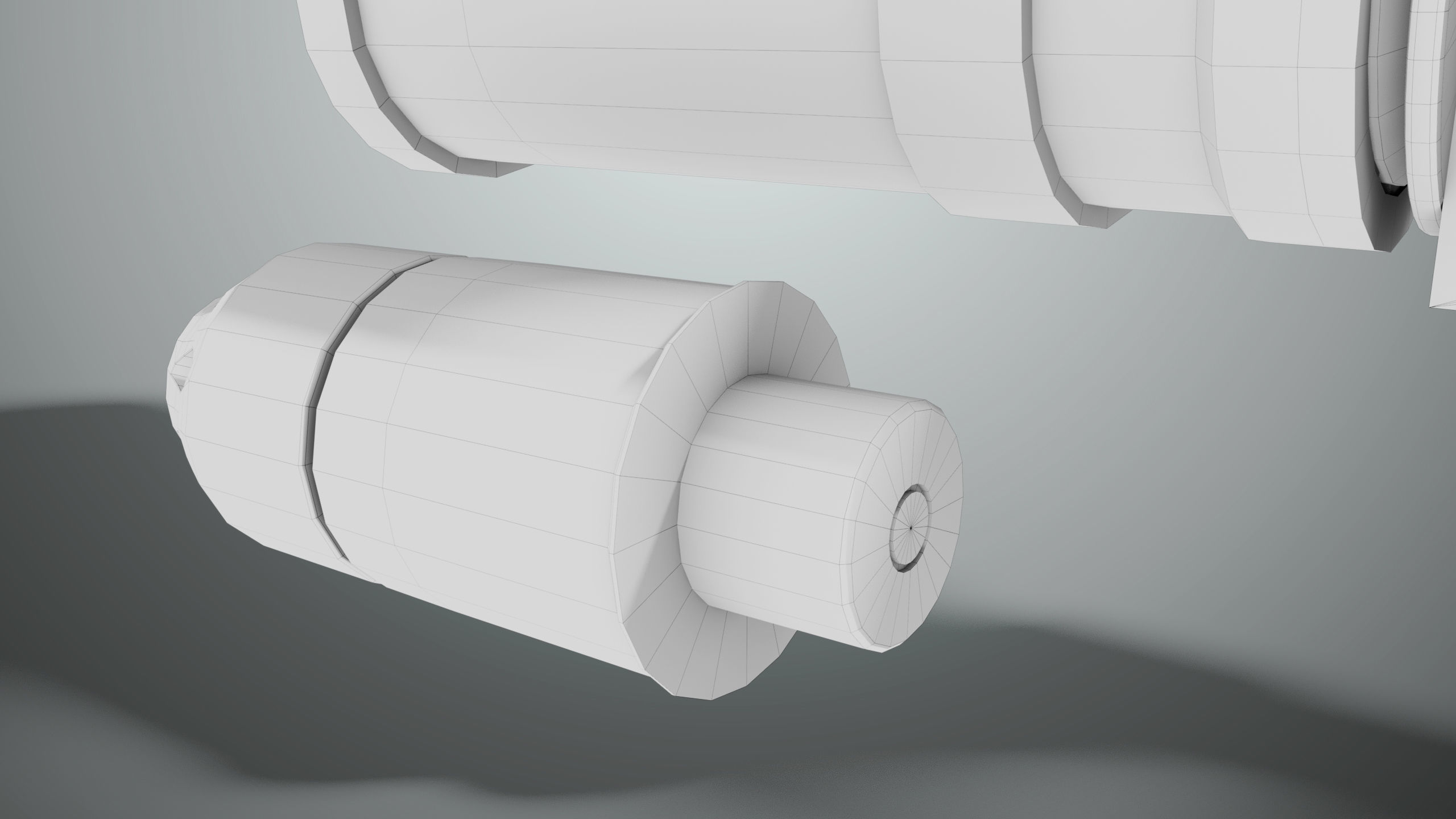 Grenade Launcher 03 Black Generic All PBR Unity UE Textures Low-poly 3D model_40