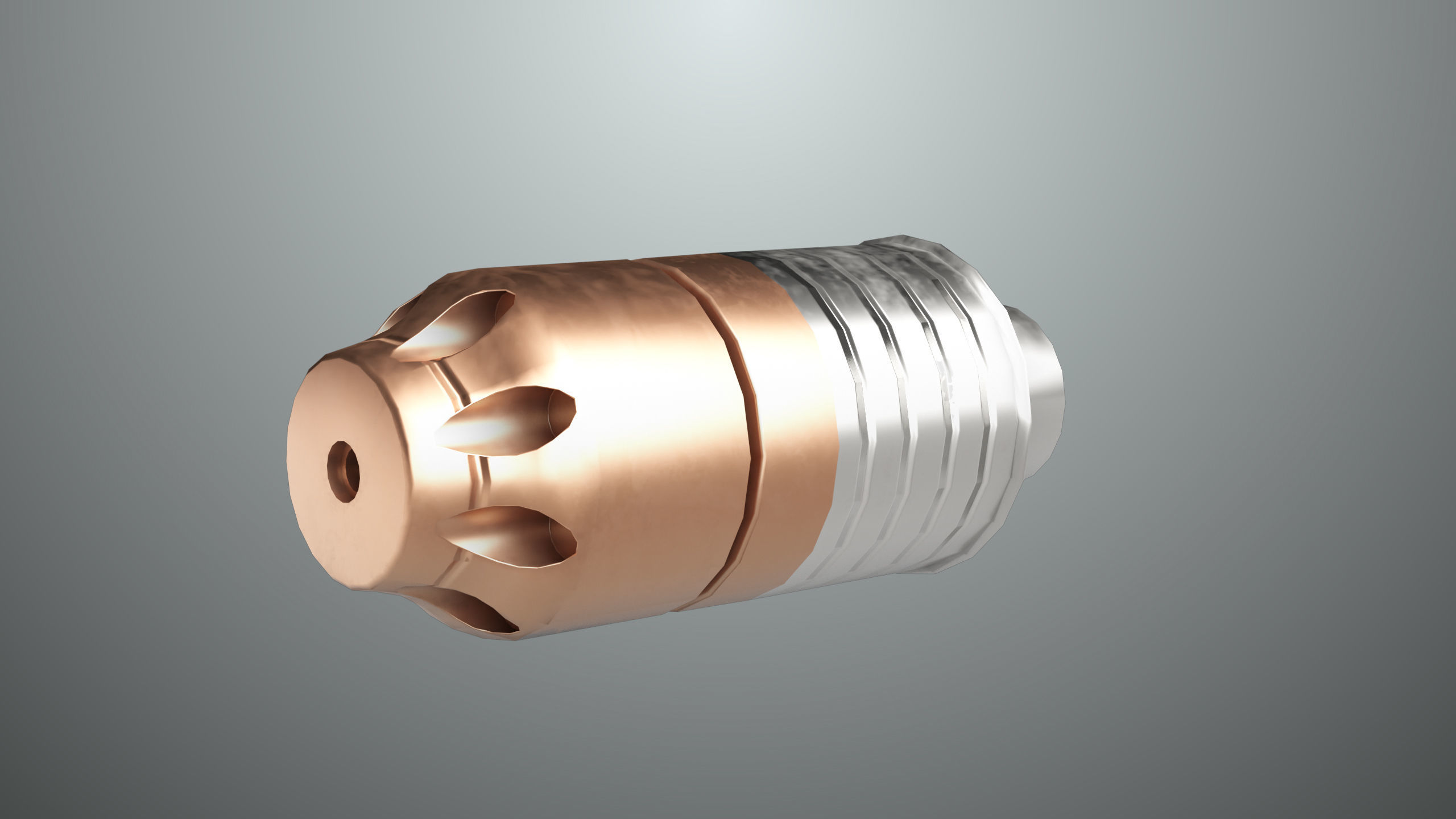 Grenade Launcher 03 Black Generic All PBR Unity UE Textures Low-poly 3D model_23