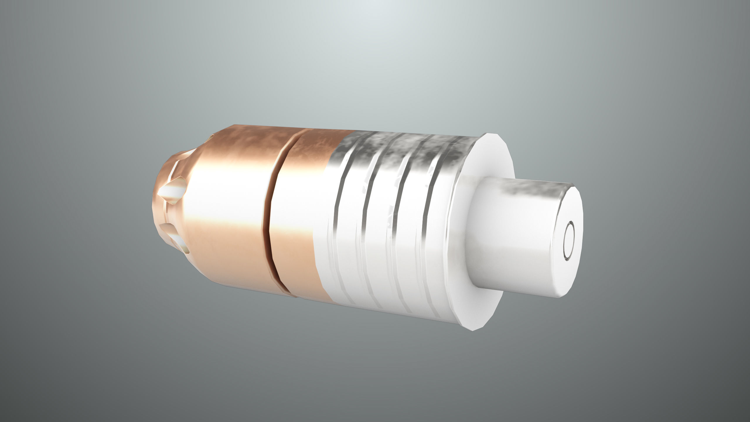 Grenade Launcher 03 Black Generic All PBR Unity UE Textures Low-poly 3D model_24