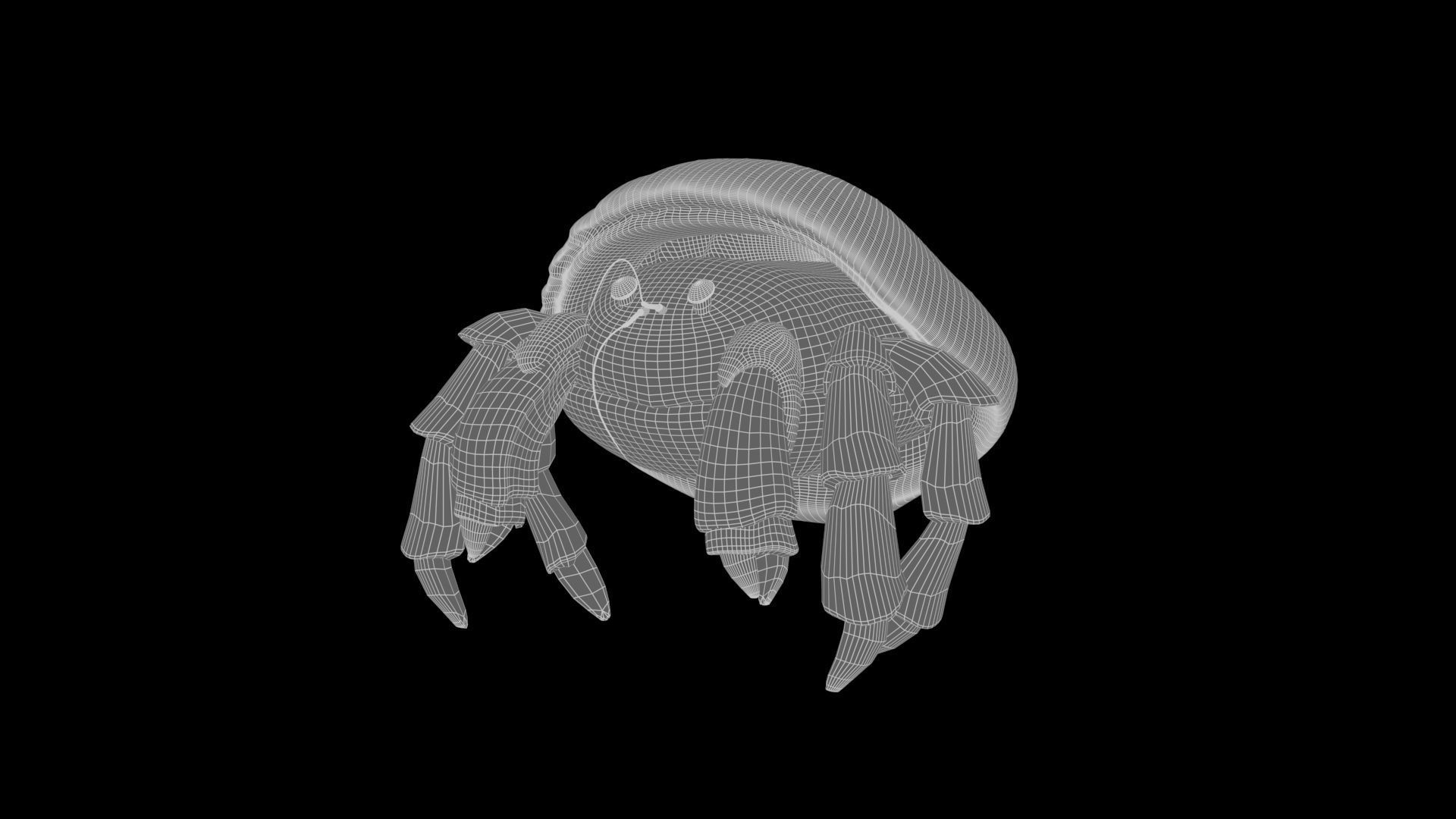 Hrrmit crab 3D Model 3D model_18