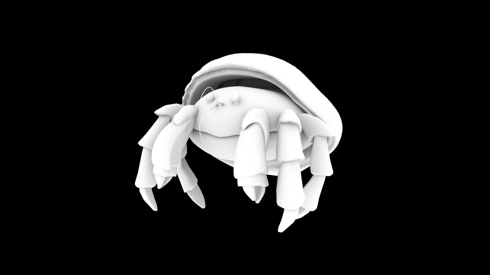 Hrrmit crab 3D Model 3D model_14