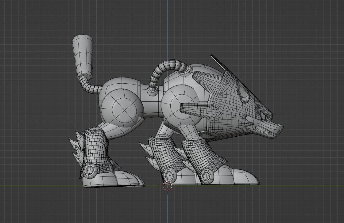 Treble - Megaman 3D model_12