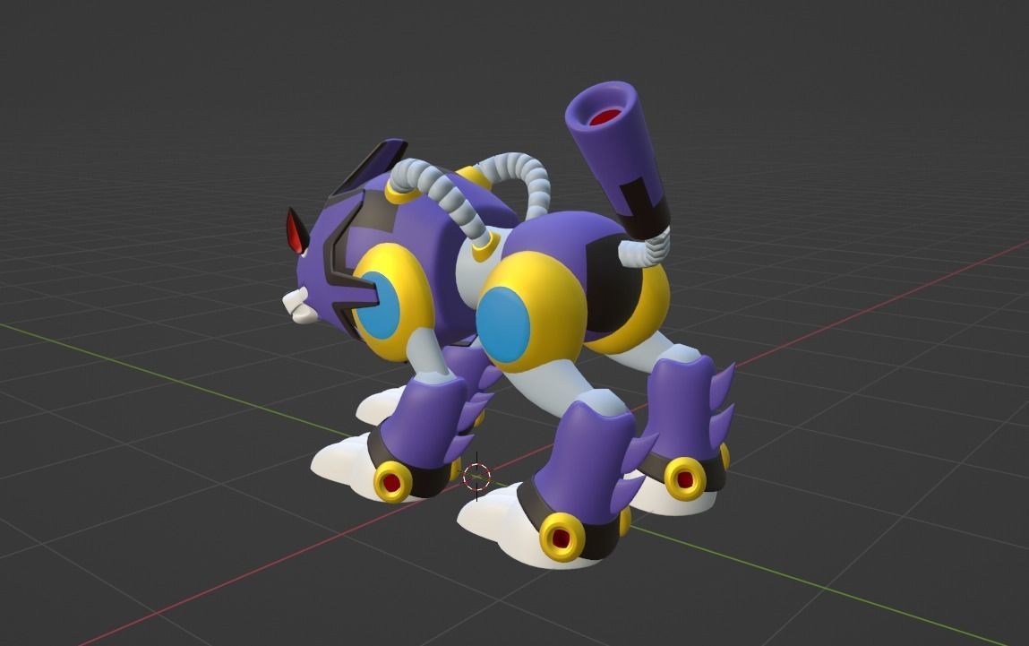 Treble - Megaman 3D model_5
