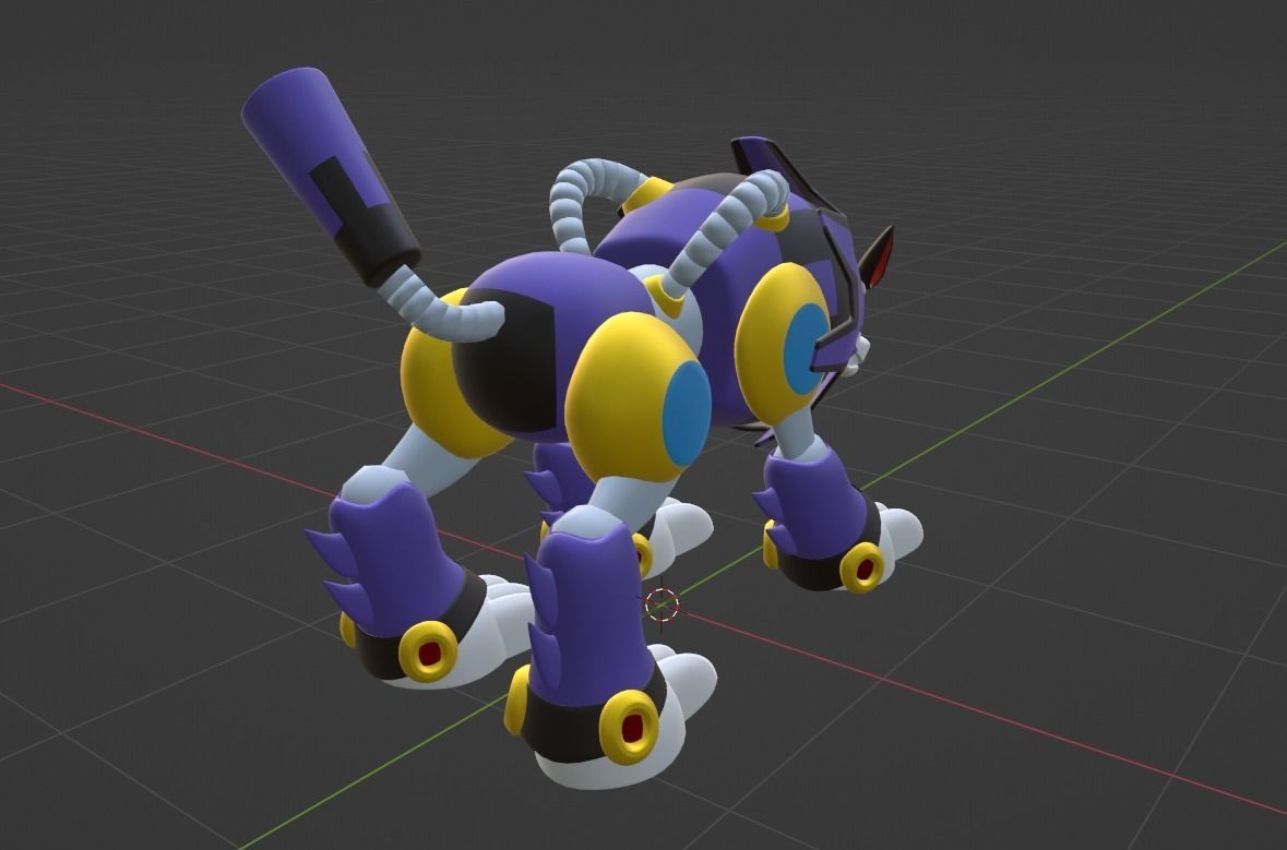 Treble - Megaman 3D model_6
