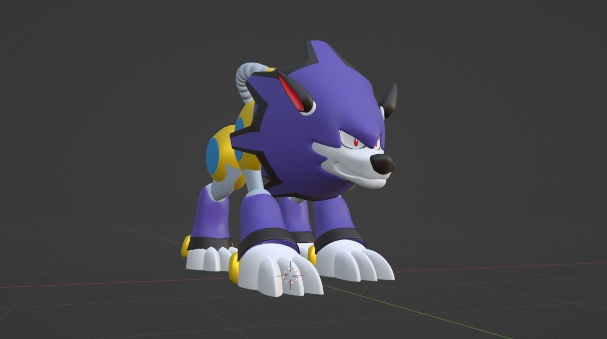 Treble - Megaman 3D model_7