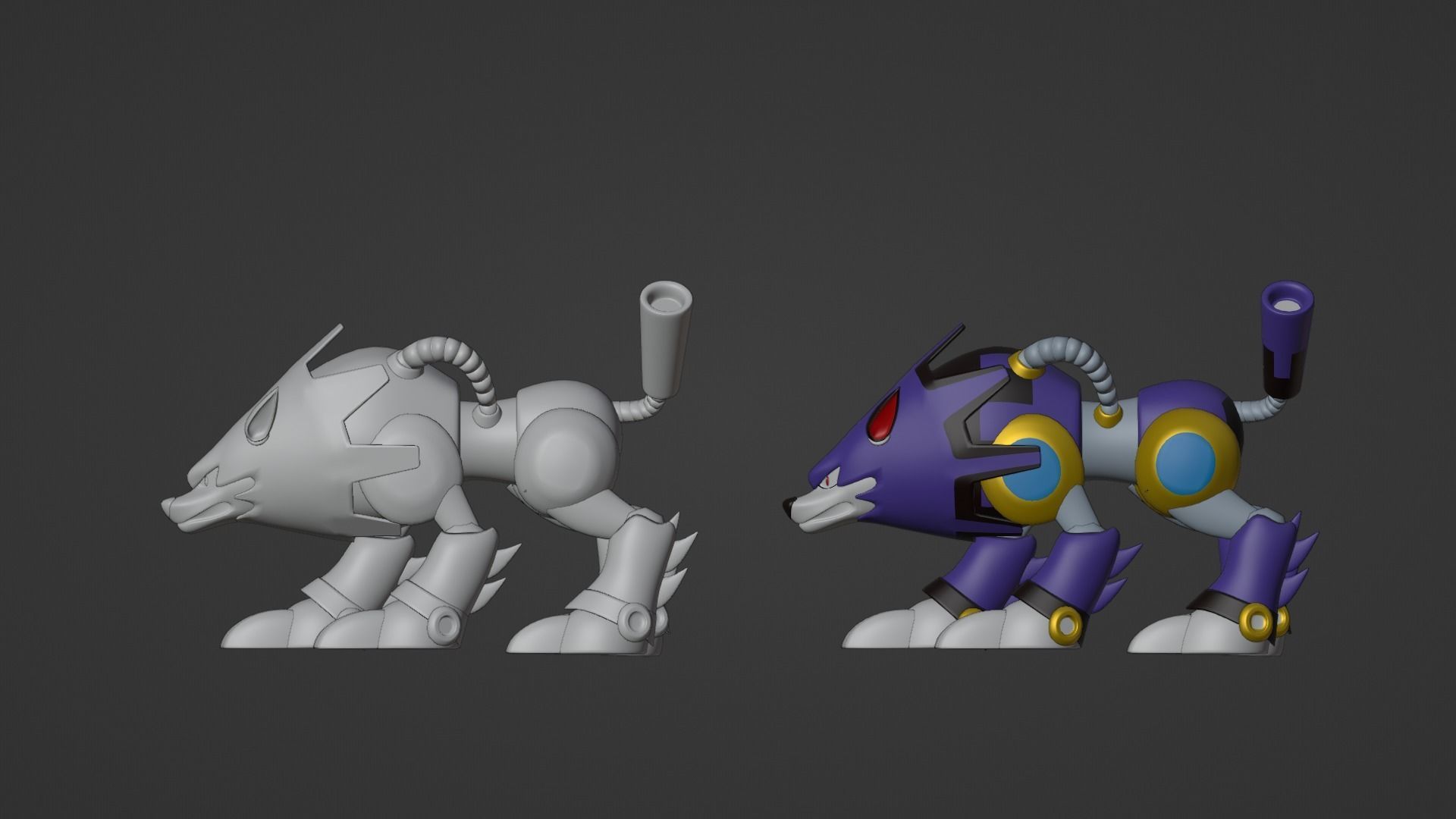 Treble - Megaman 3D model_19