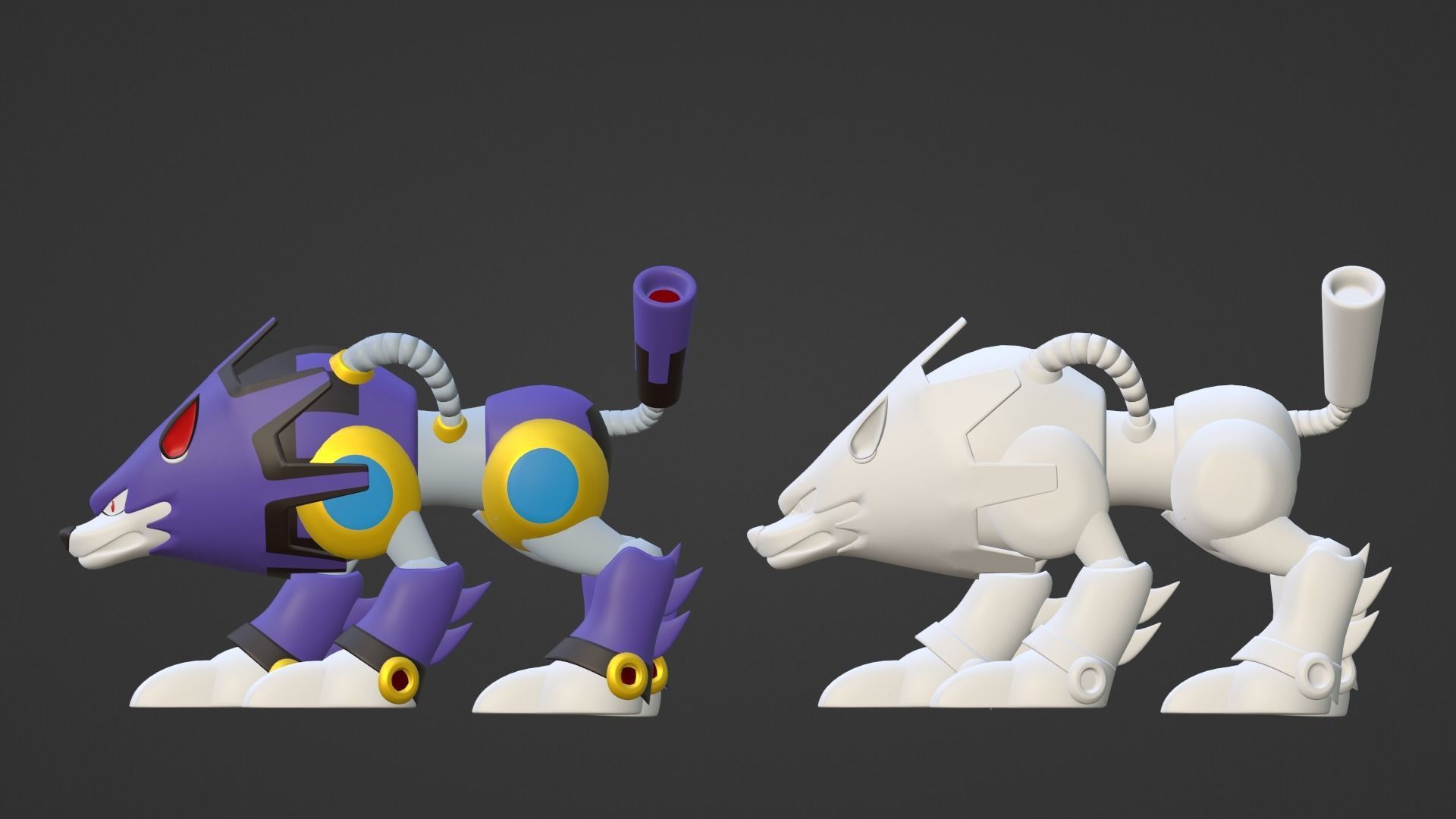 Treble - Megaman 3D model_16