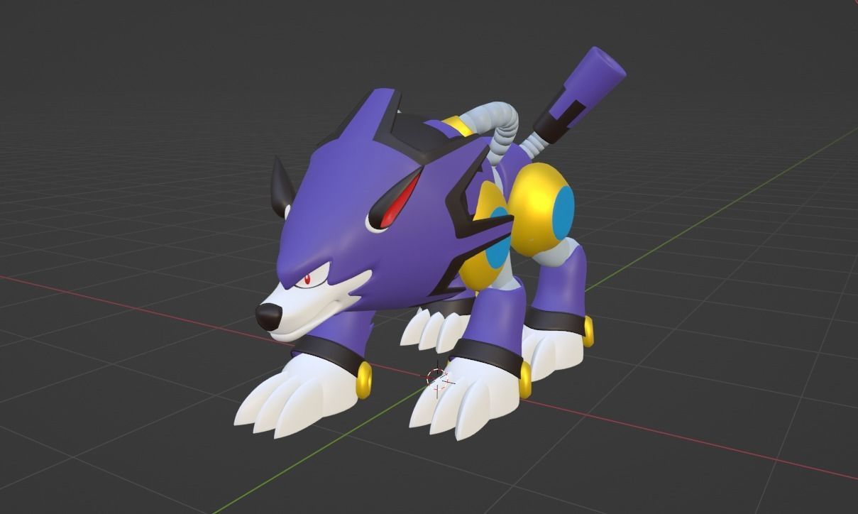 Treble - Megaman 3D model_4