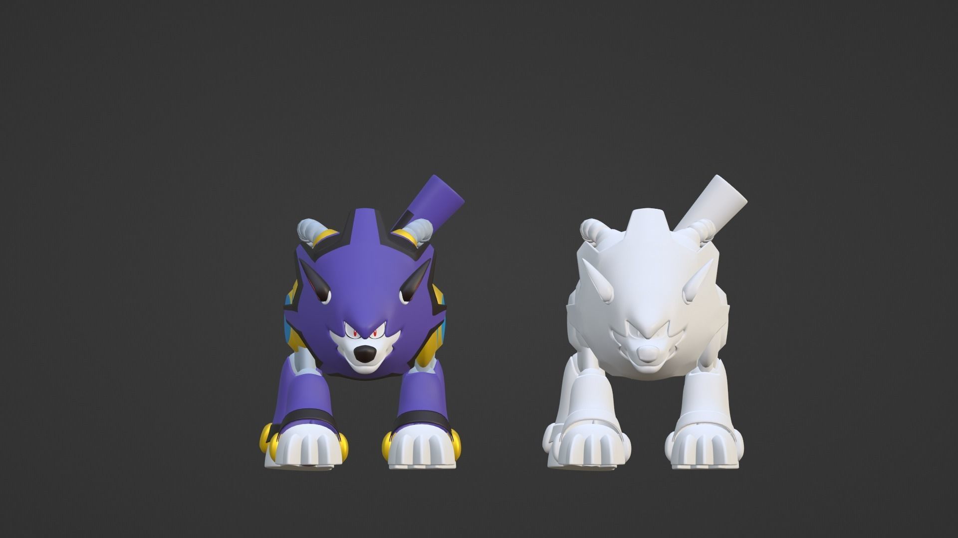 Treble - Megaman 3D model_17