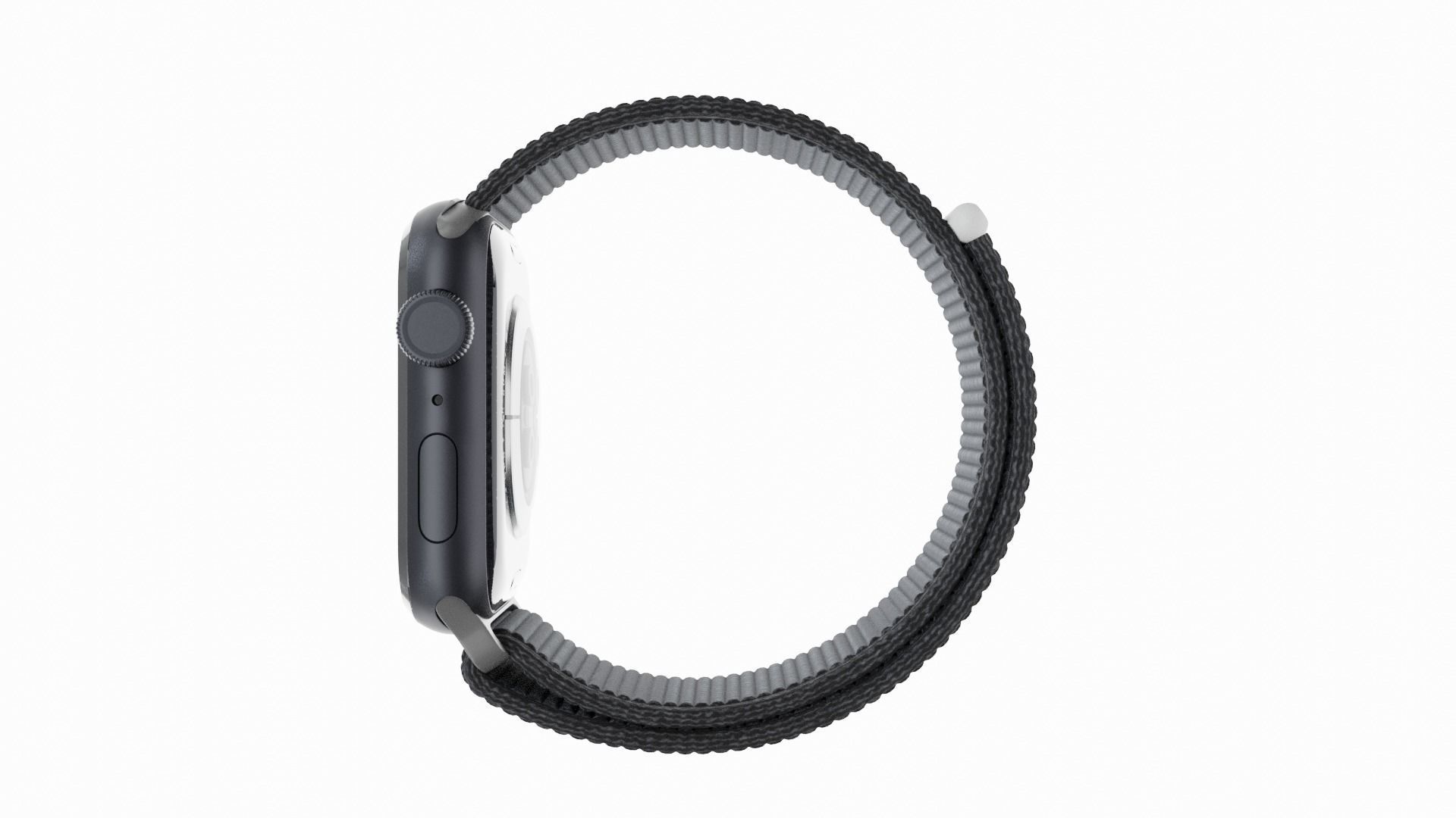 Apple Watch Series 9 Sport Loop Midnight Low-poly 3D model_5