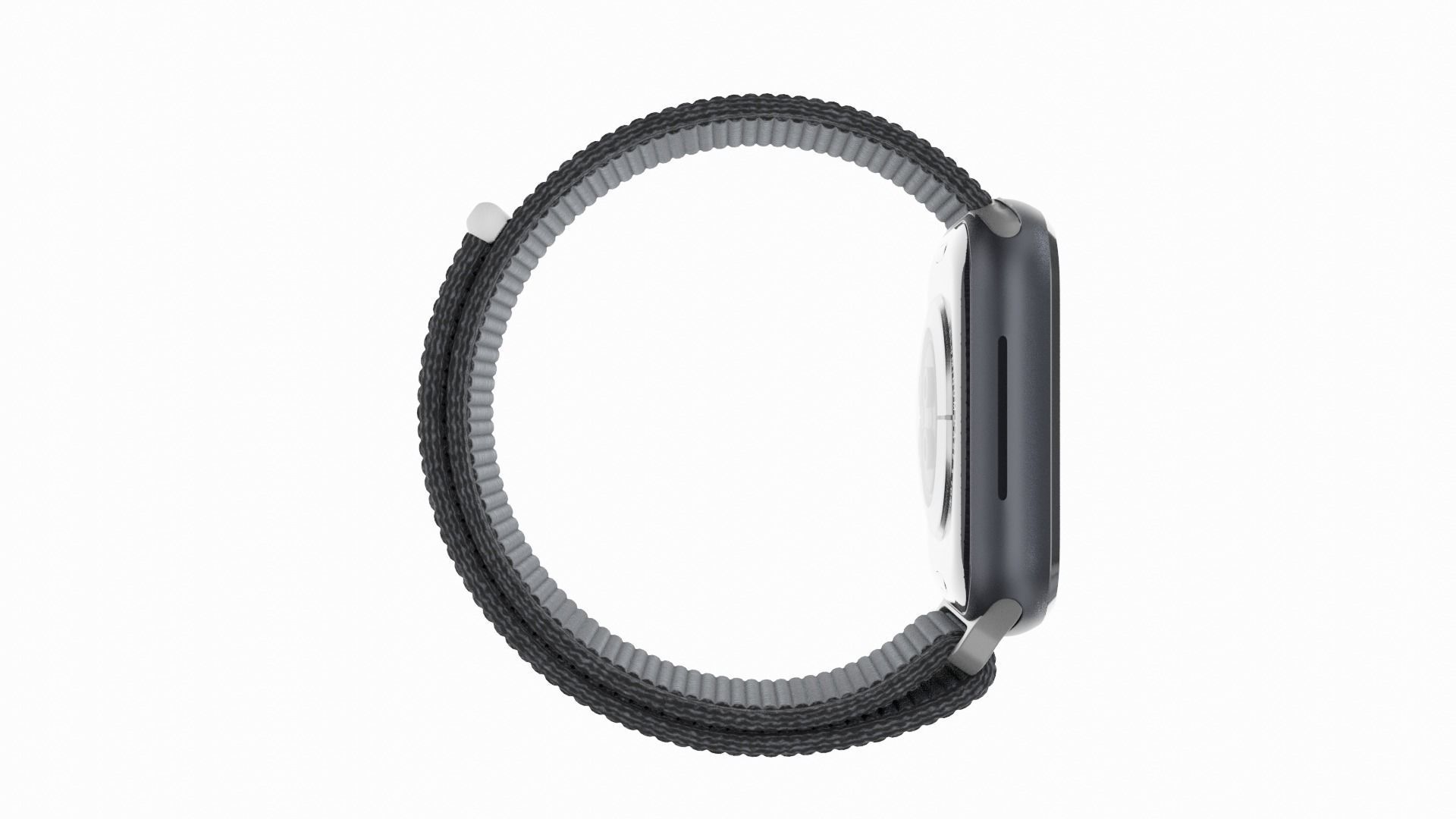 Apple Watch Series 9 Sport Loop Midnight Low-poly 3D model_4