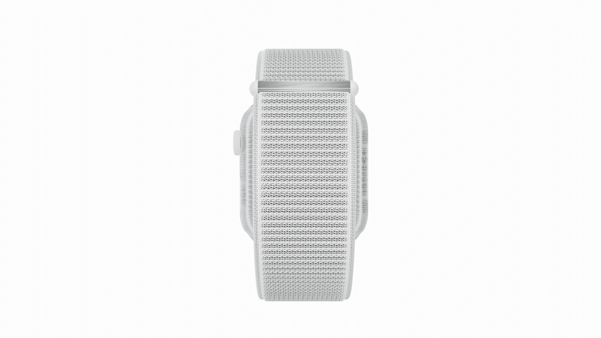 Apple Watch Series 9 Sport Loop Midnight Low-poly 3D model_6