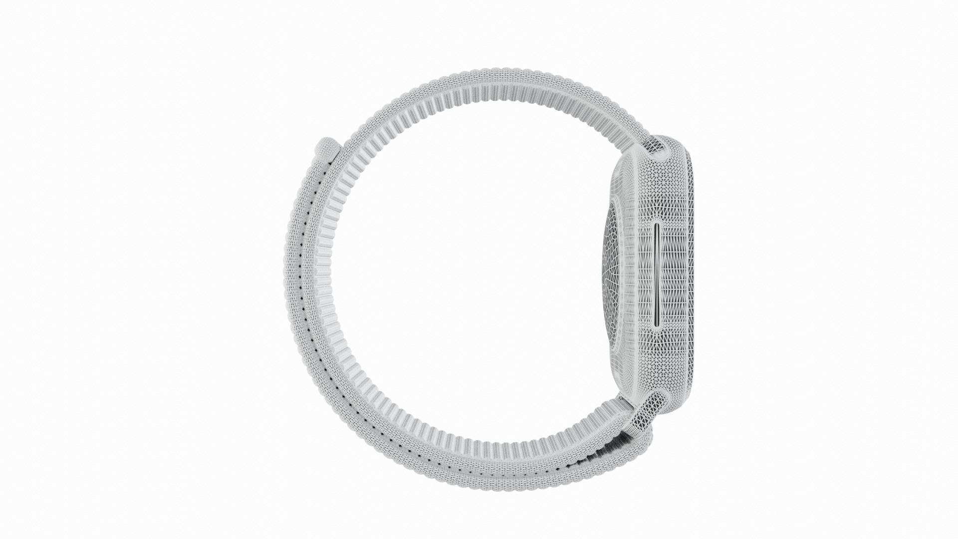 Apple Watch Series 9 Sport Loop Midnight Low-poly 3D model_9