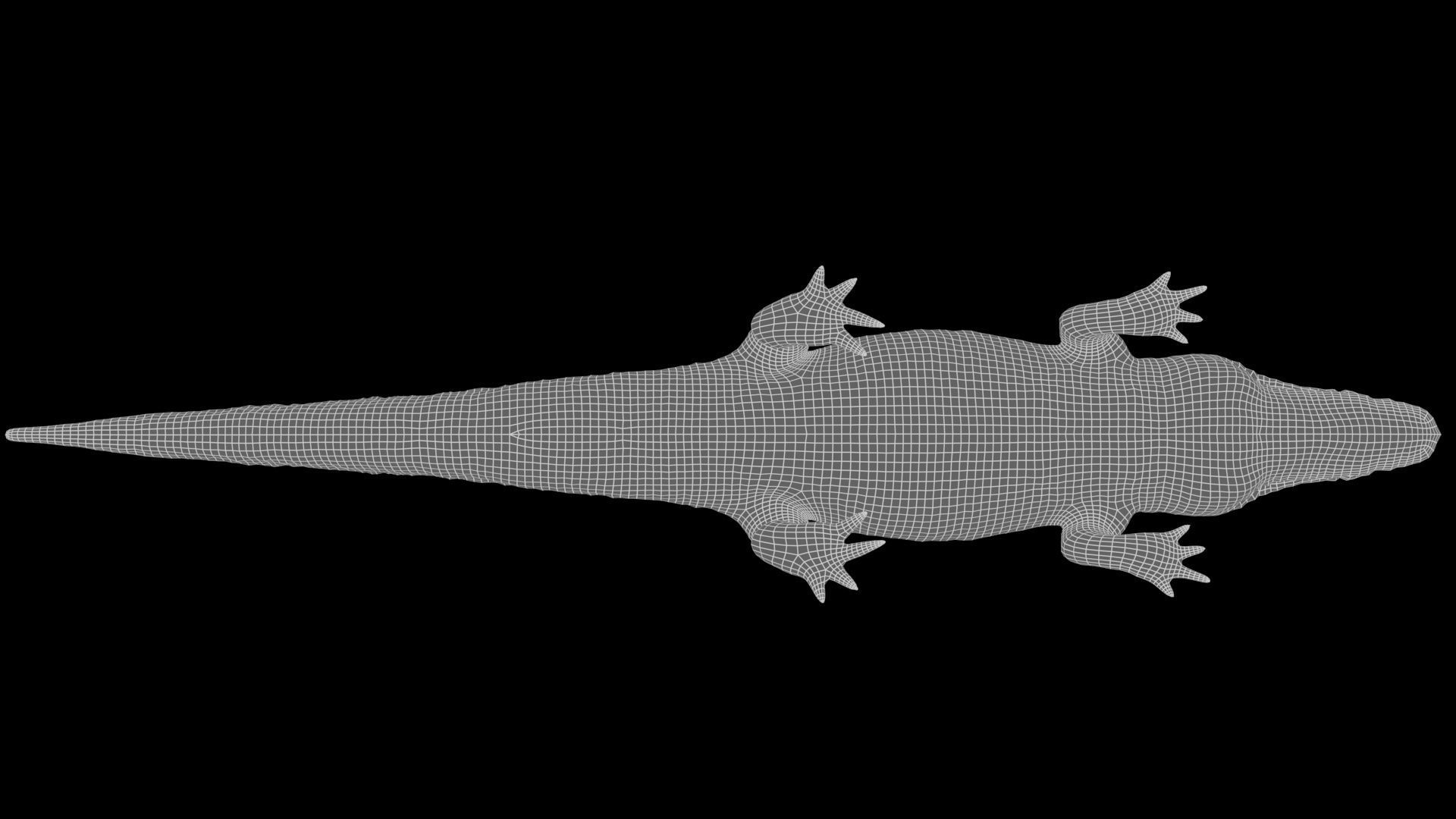 crocodile 3d model 3D model_18