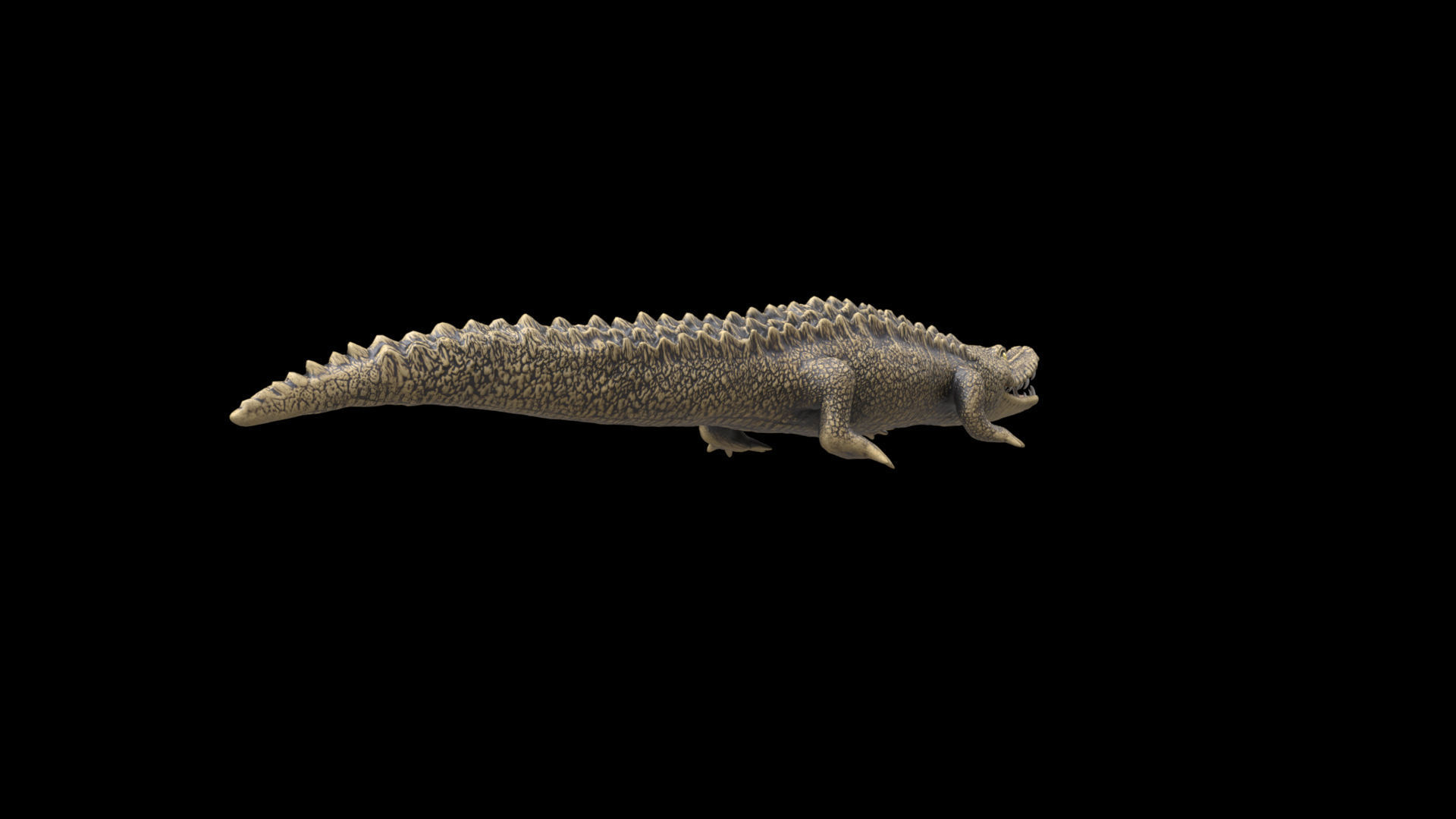 crocodile 3d model 3D model_12
