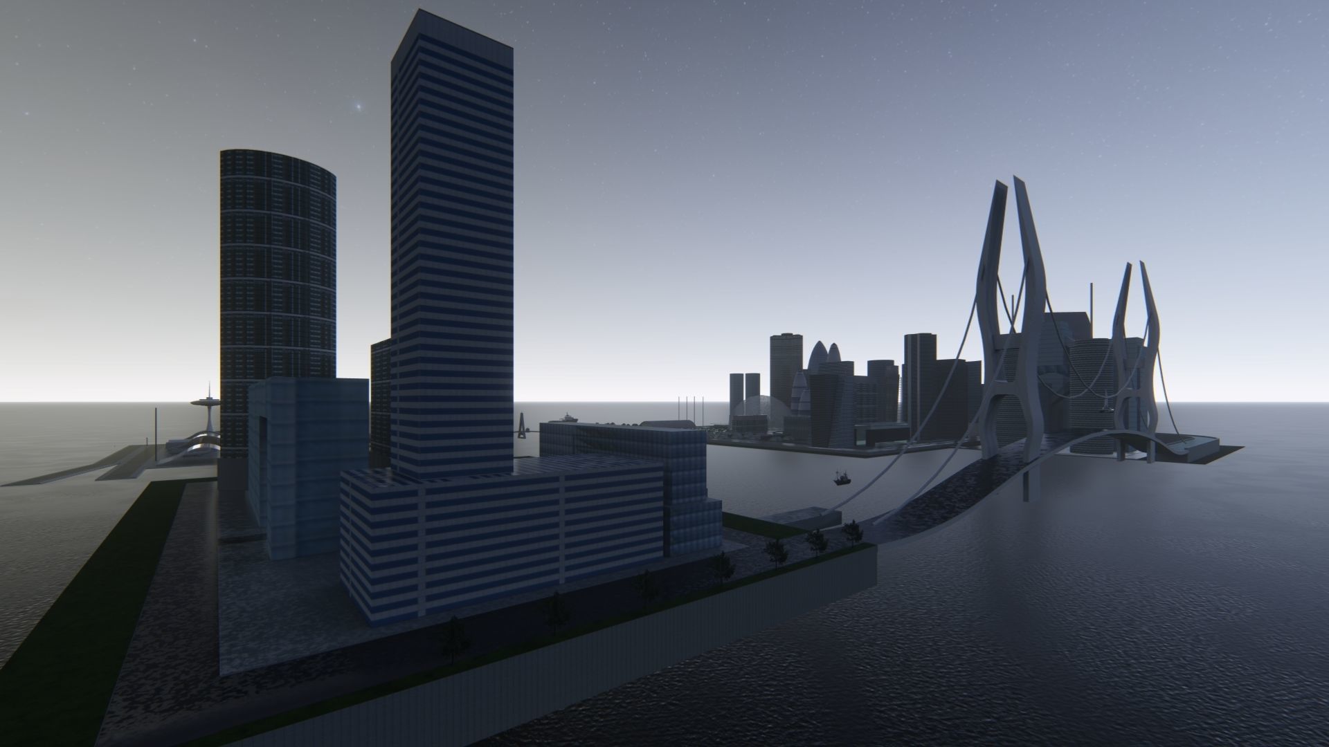 modern city- urban 3D model_10