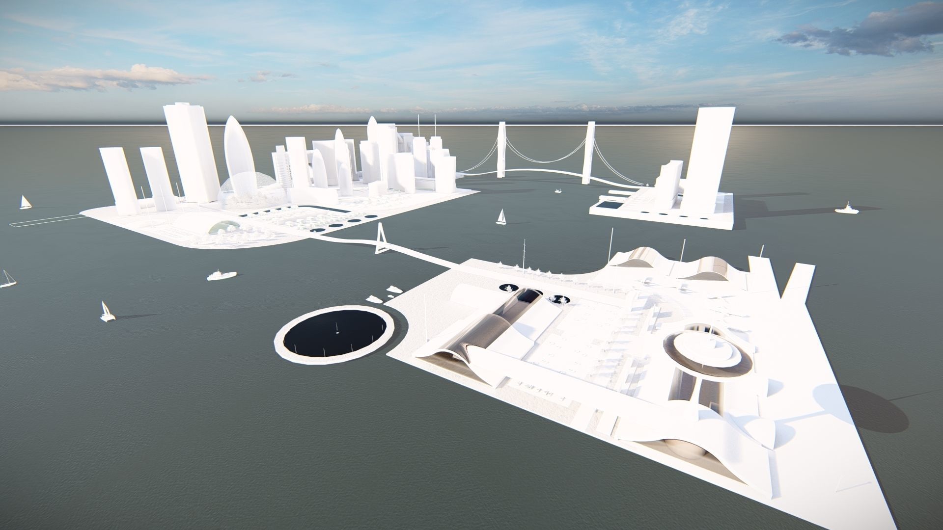 modern city- urban 3D model_7