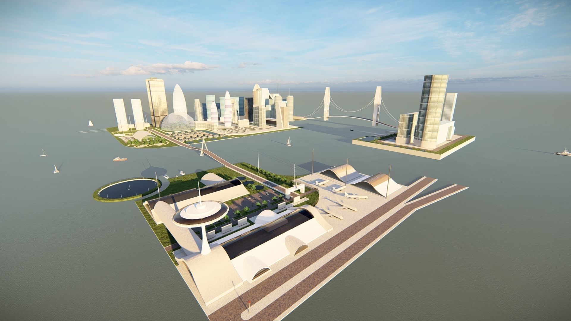 modern city- urban 3D model_5