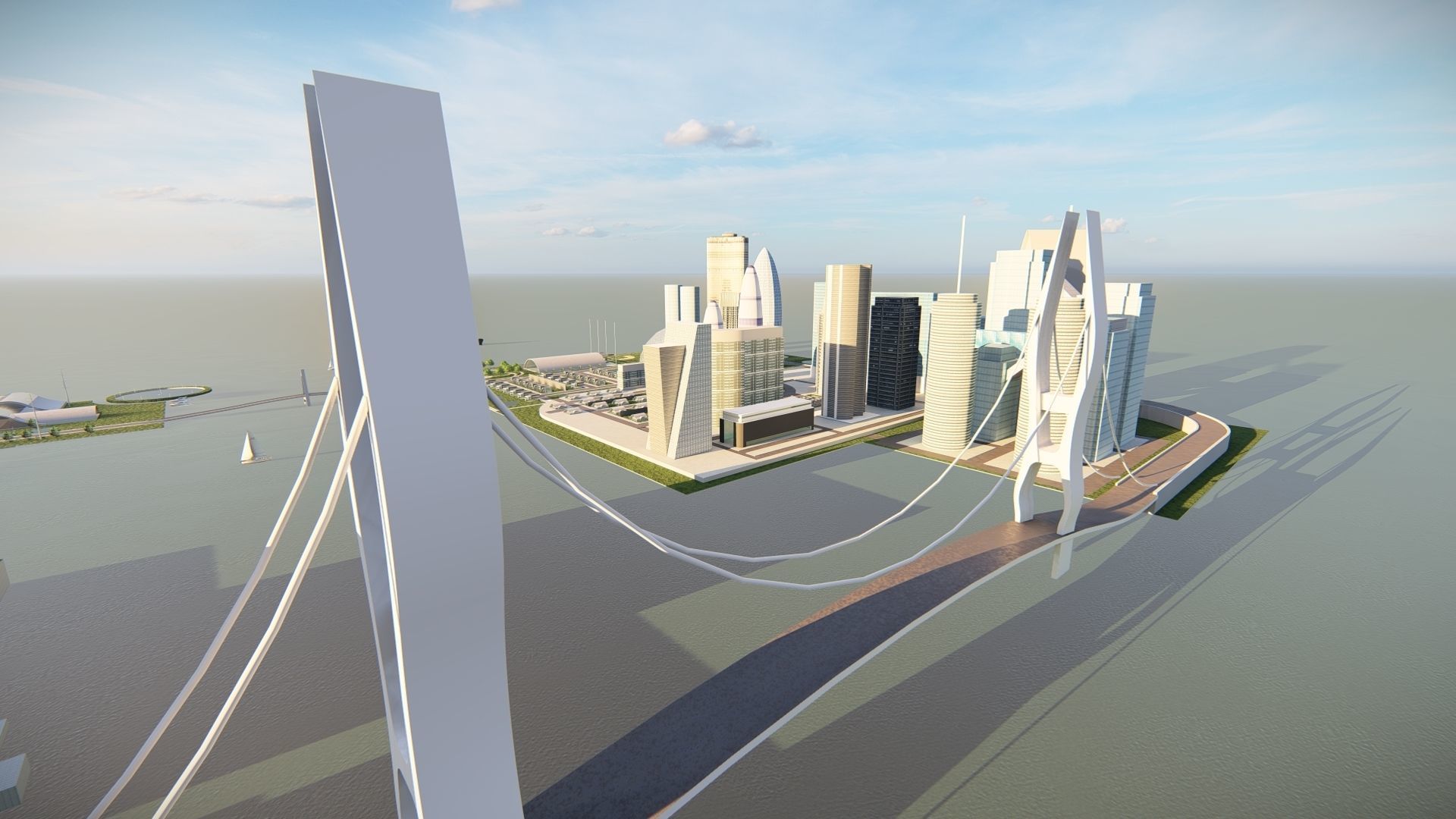 modern city- urban 3D model_1