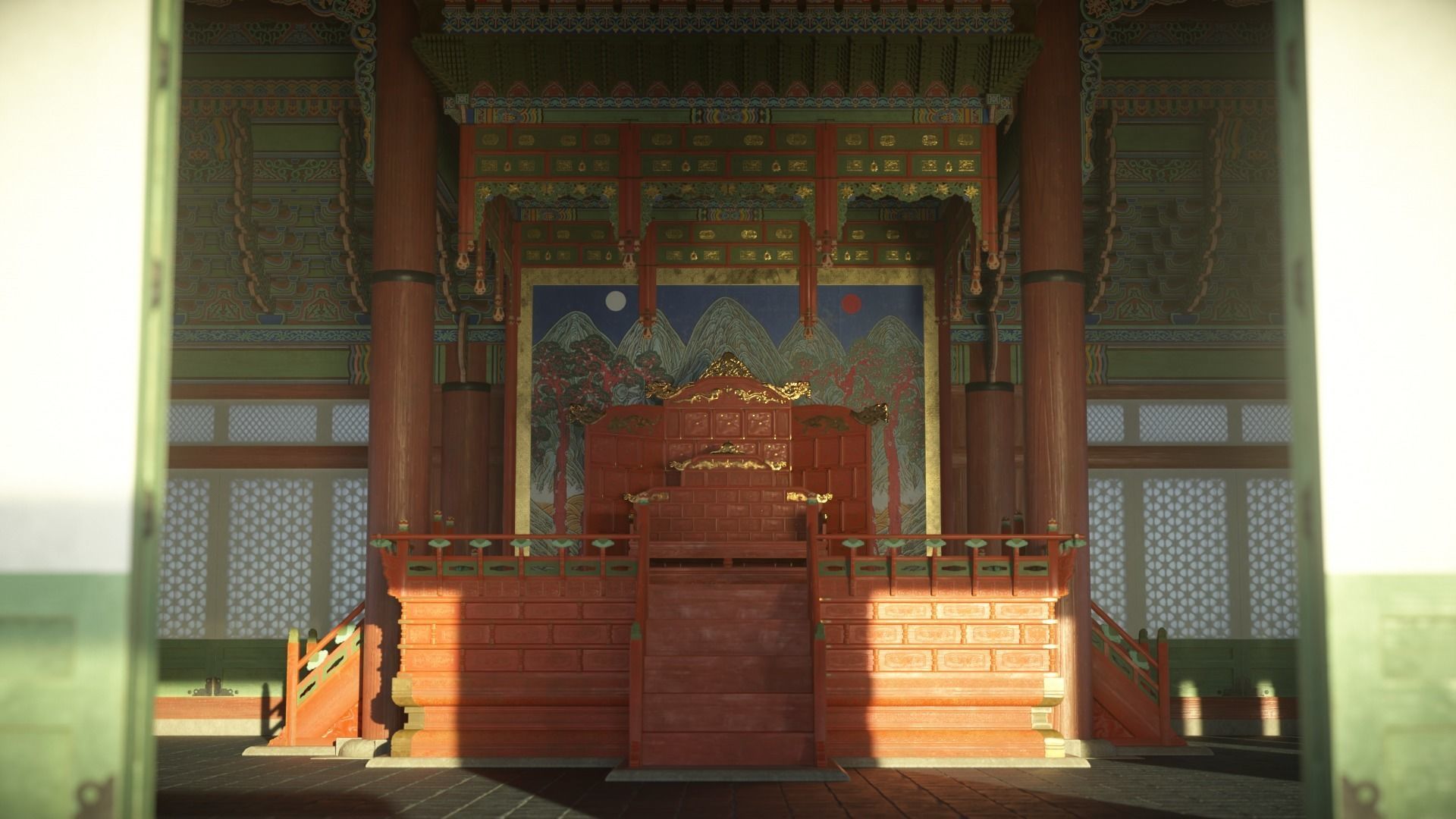 Korea Gyeongbokgung Geunjeongjeon - Joseon Palace 3D model_3