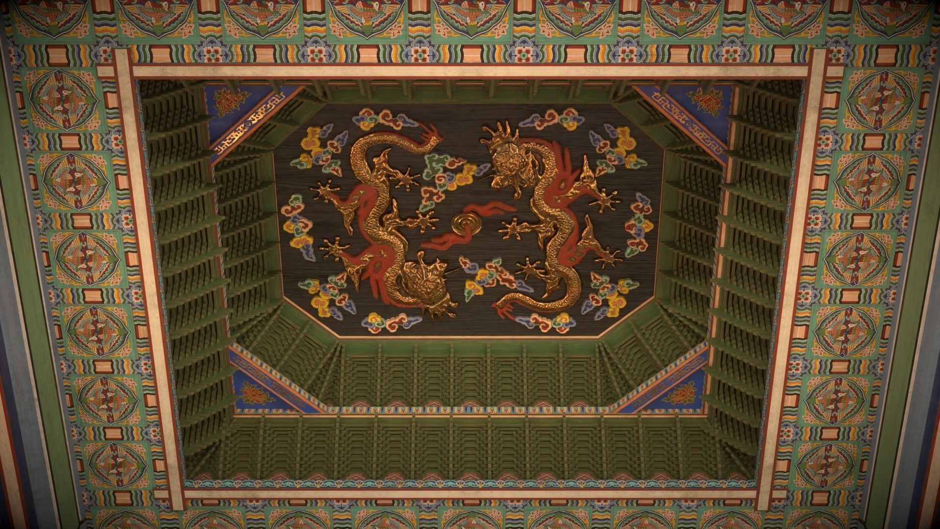 Korea Gyeongbokgung Geunjeongjeon - Joseon Palace 3D model_14
