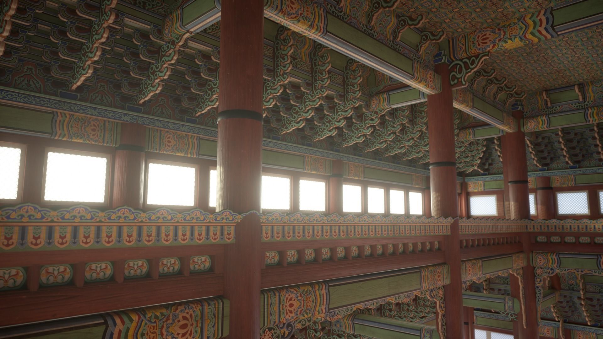 Korea Gyeongbokgung Geunjeongjeon - Joseon Palace 3D model_9