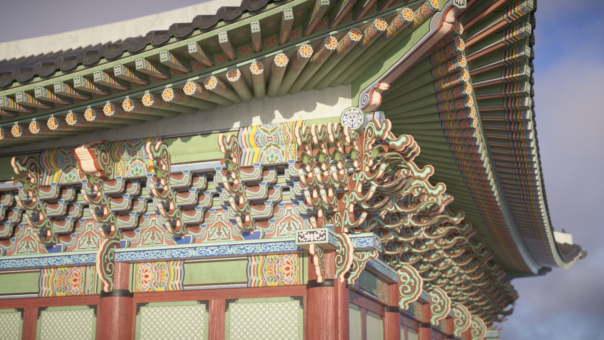 Korea Gyeongbokgung Geunjeongjeon - Joseon Palace 3D model_16