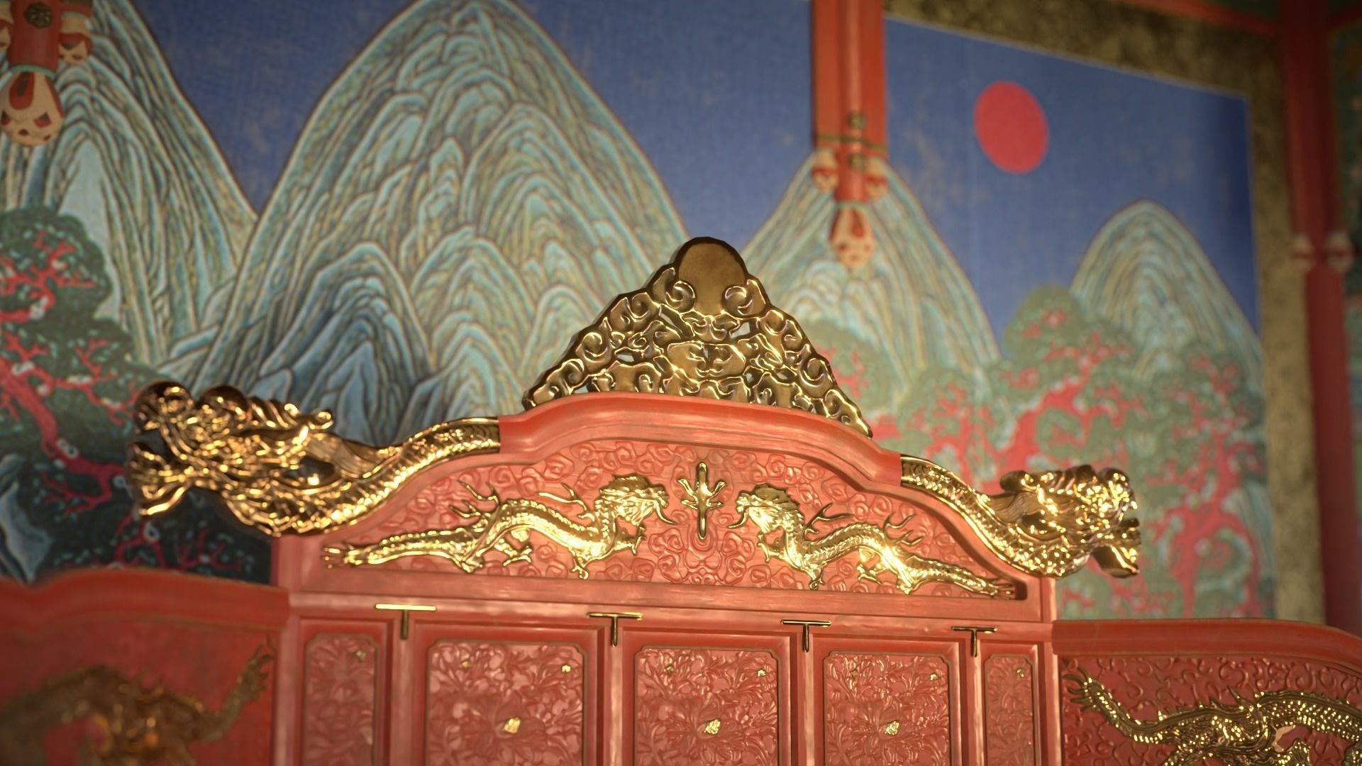 Korea Gyeongbokgung Geunjeongjeon - Joseon Palace 3D model_6