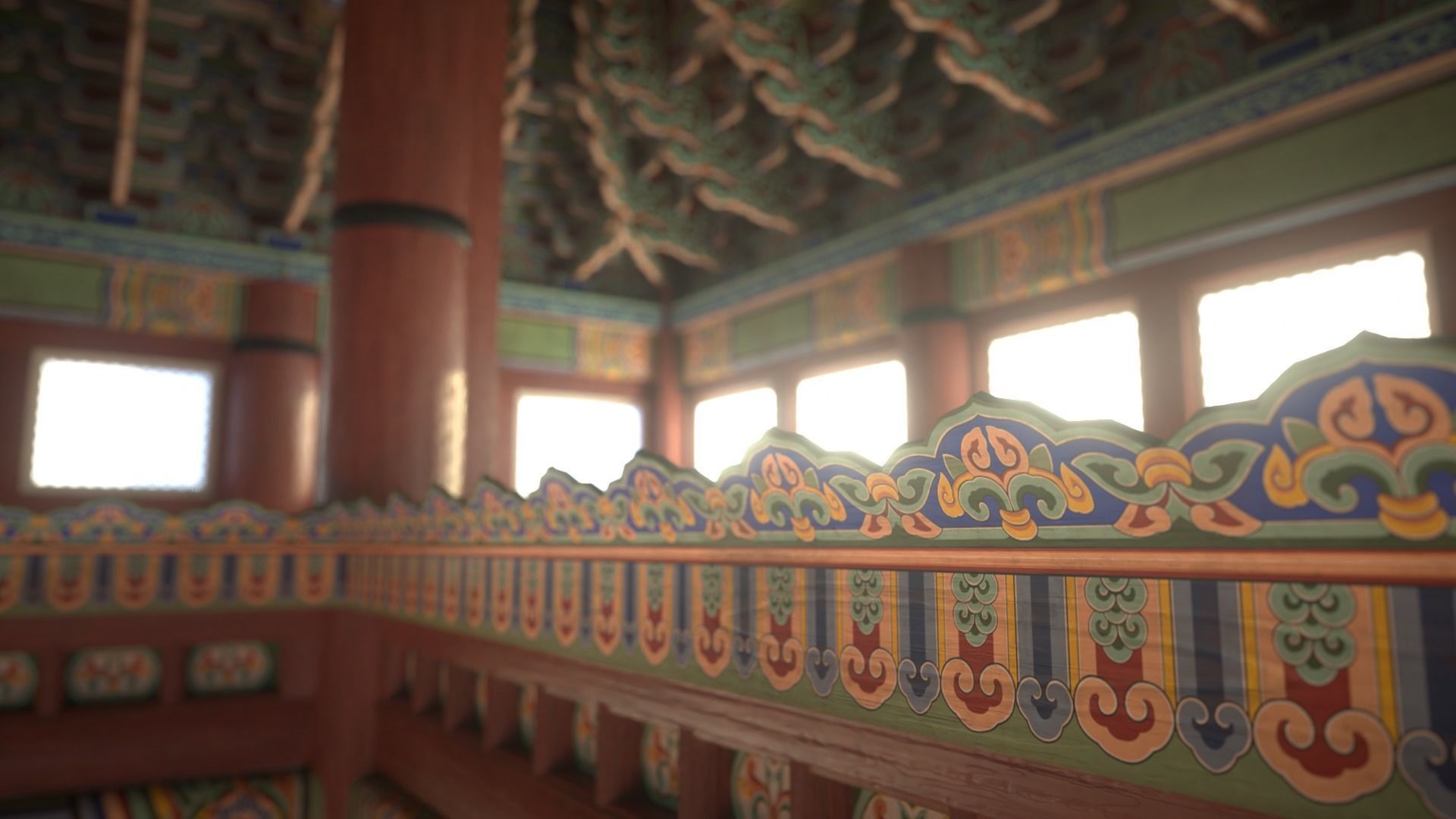 Korea Gyeongbokgung Geunjeongjeon - Joseon Palace 3D model_11