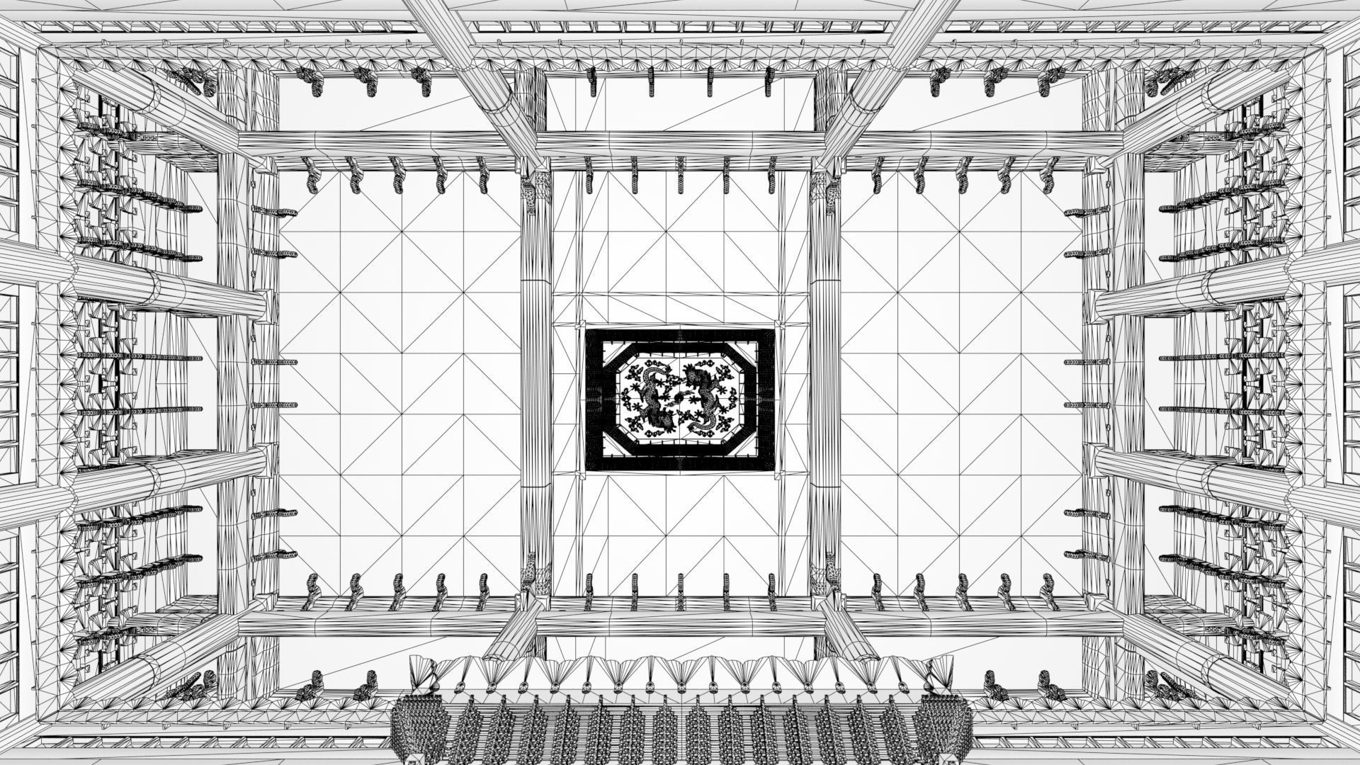 Korea Gyeongbokgung Geunjeongjeon - Joseon Palace 3D model_13