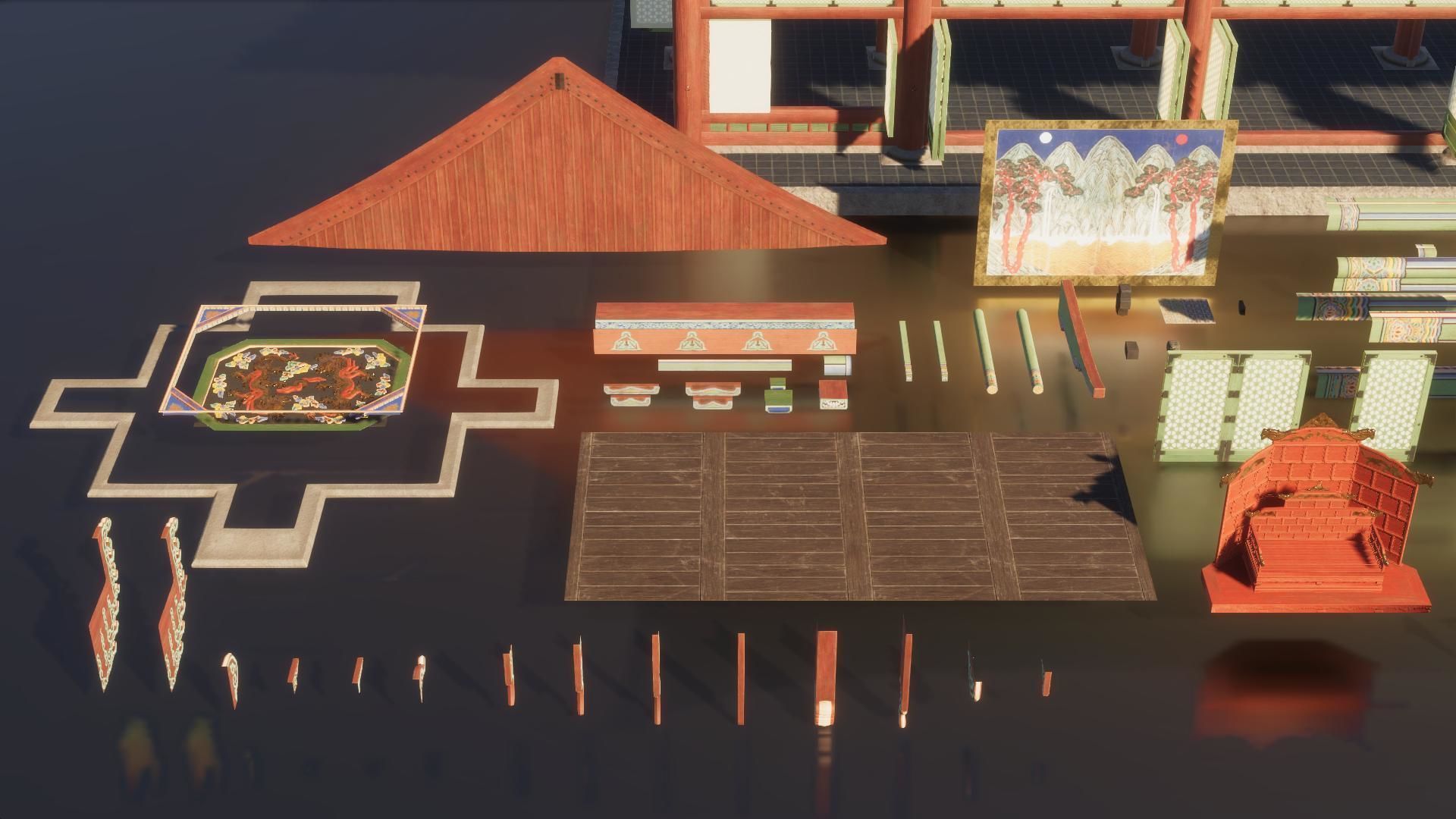 Korea Gyeongbokgung Geunjeongjeon - Joseon Palace 3D model_22