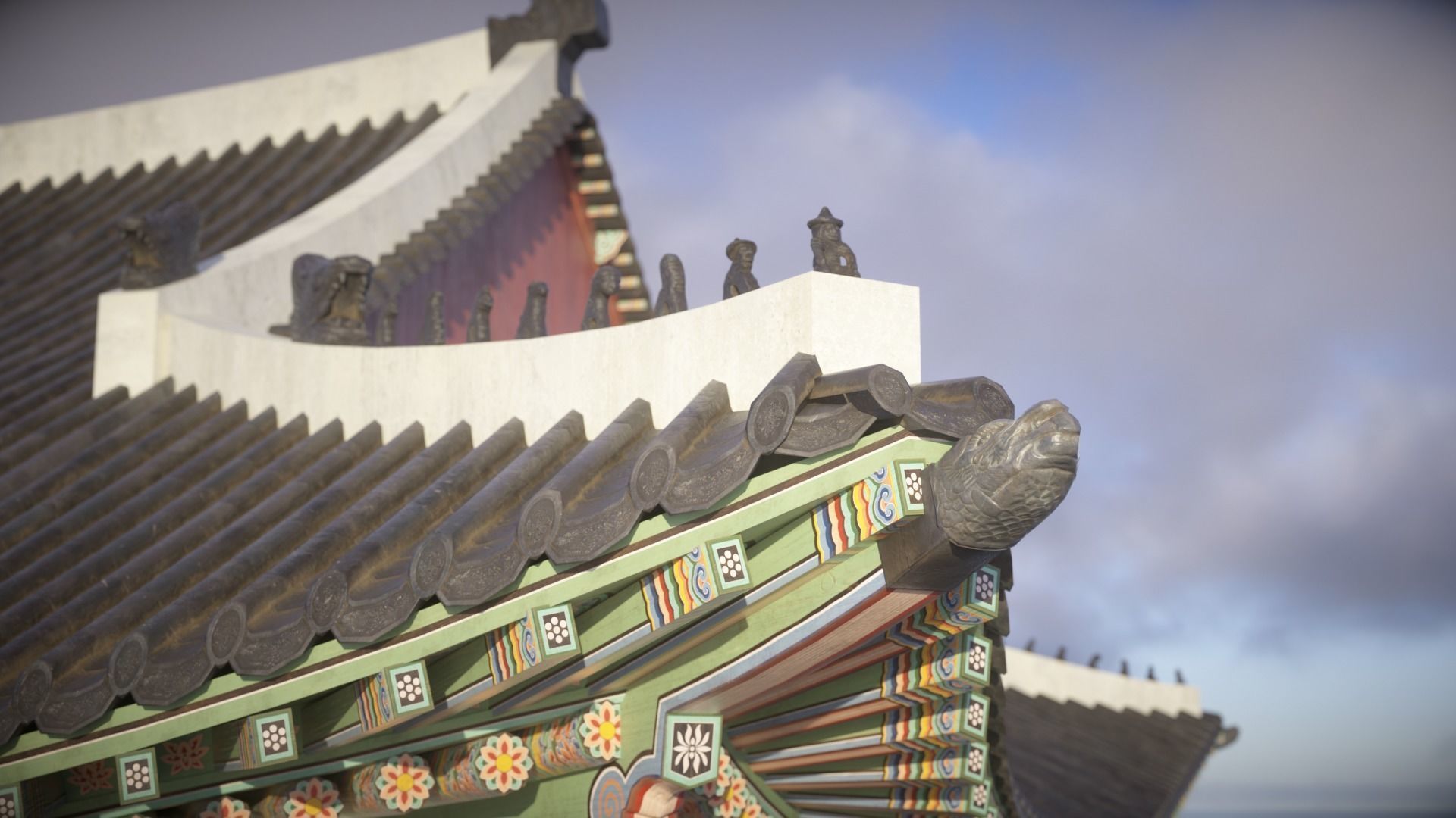 Korea Gyeongbokgung Geunjeongjeon - Joseon Palace 3D model_17