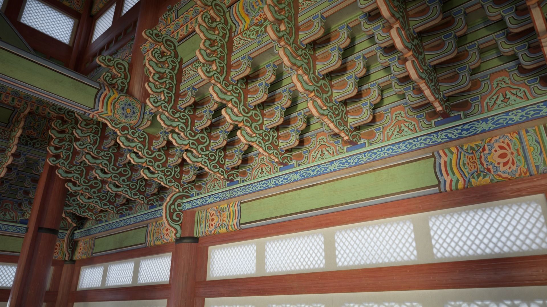 Korea Gyeongbokgung Geunjeongjeon - Joseon Palace 3D model_8