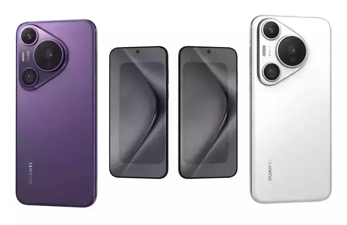 Huawei Pura 70 Pro All Colors 3D model