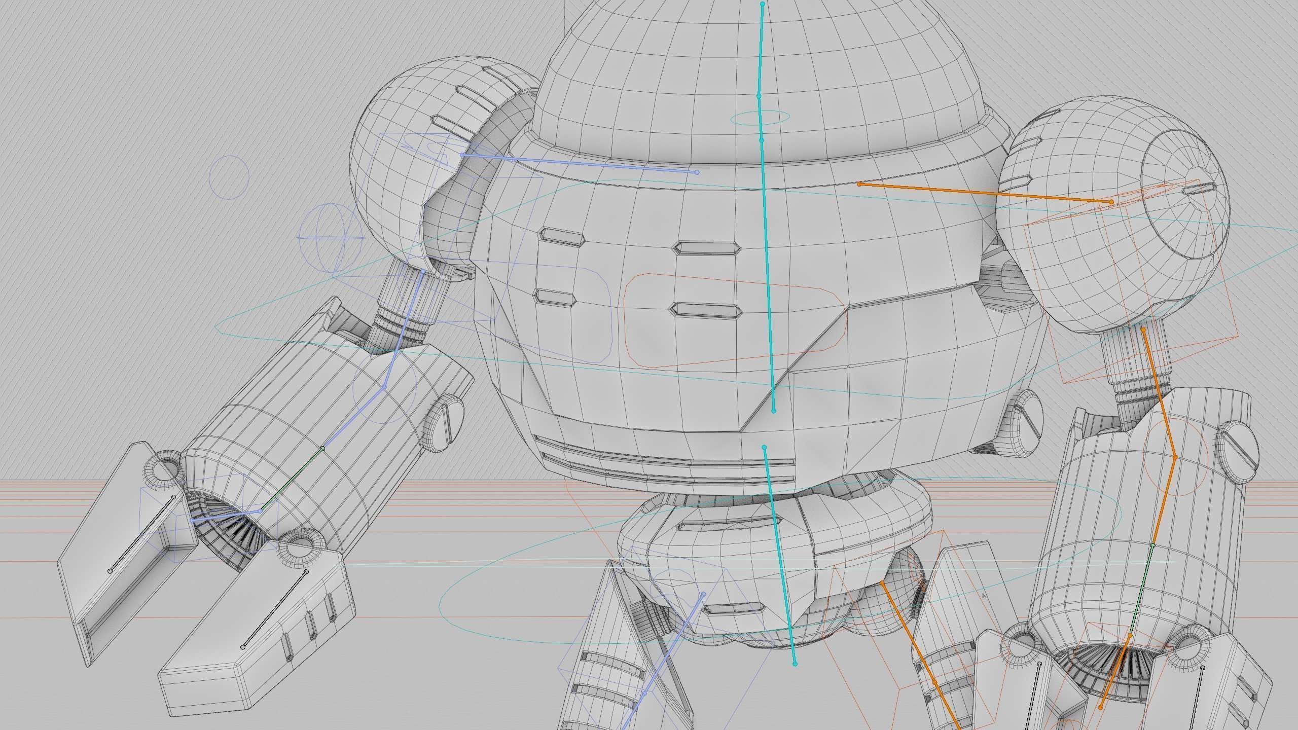 TOON DROID ZEFF Rigged for Unreal Engine - Unity - MIXAMO 3D model_42