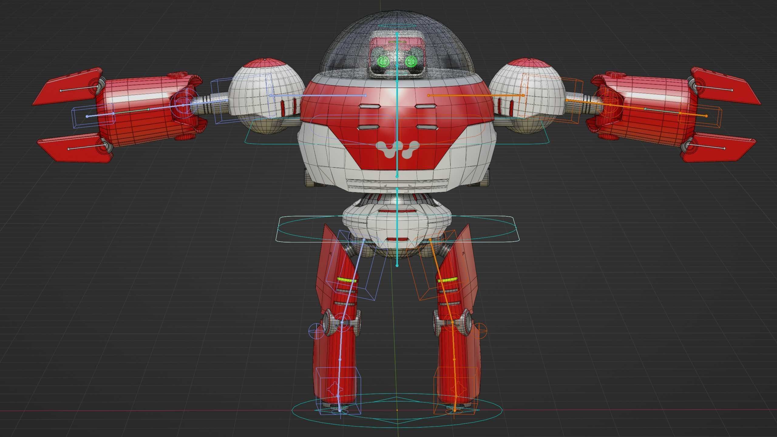 TOON DROID ZEFF Rigged for Unreal Engine - Unity - MIXAMO 3D model_39