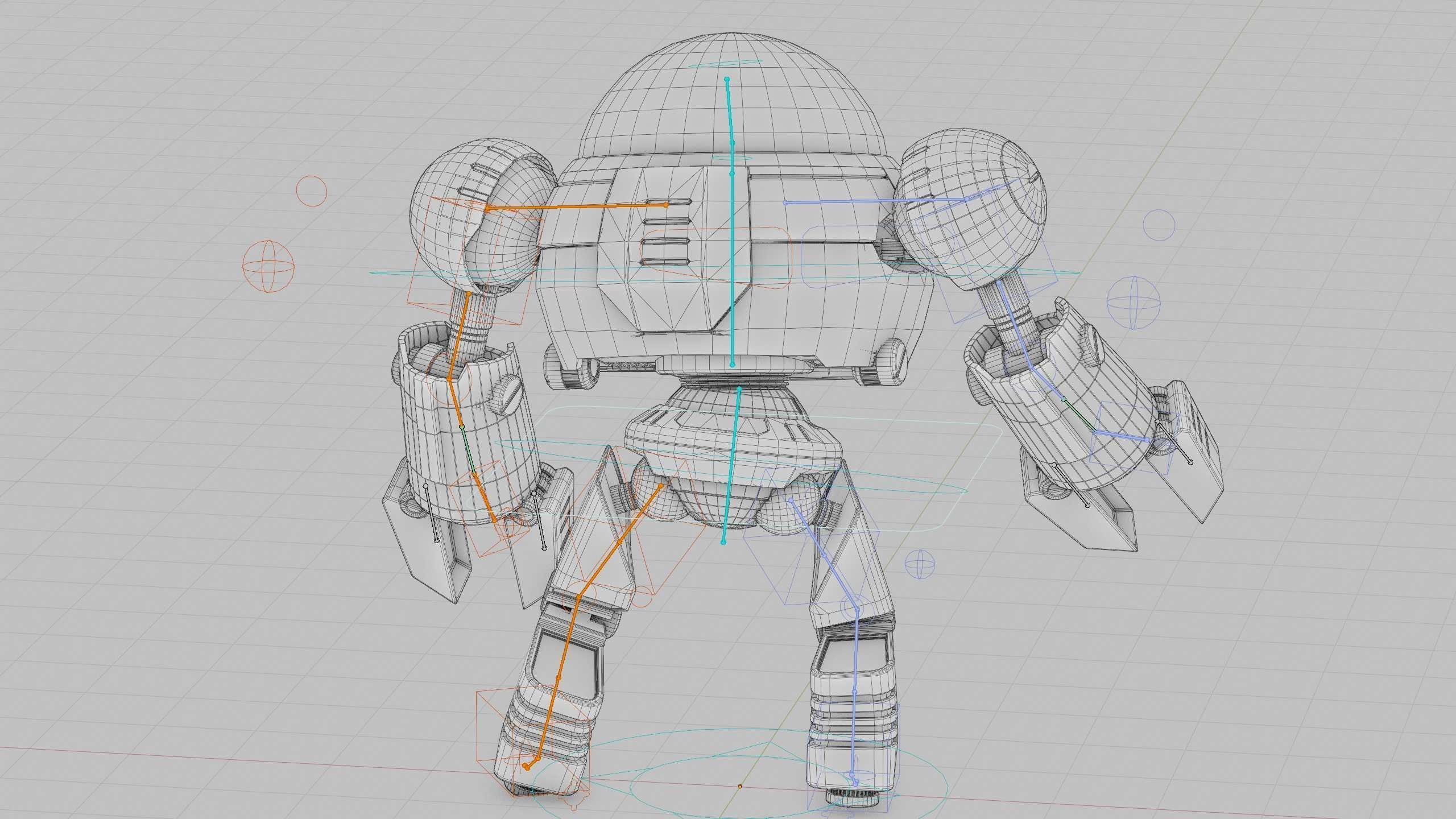 TOON DROID ZEFF Rigged for Unreal Engine - Unity - MIXAMO 3D model_41