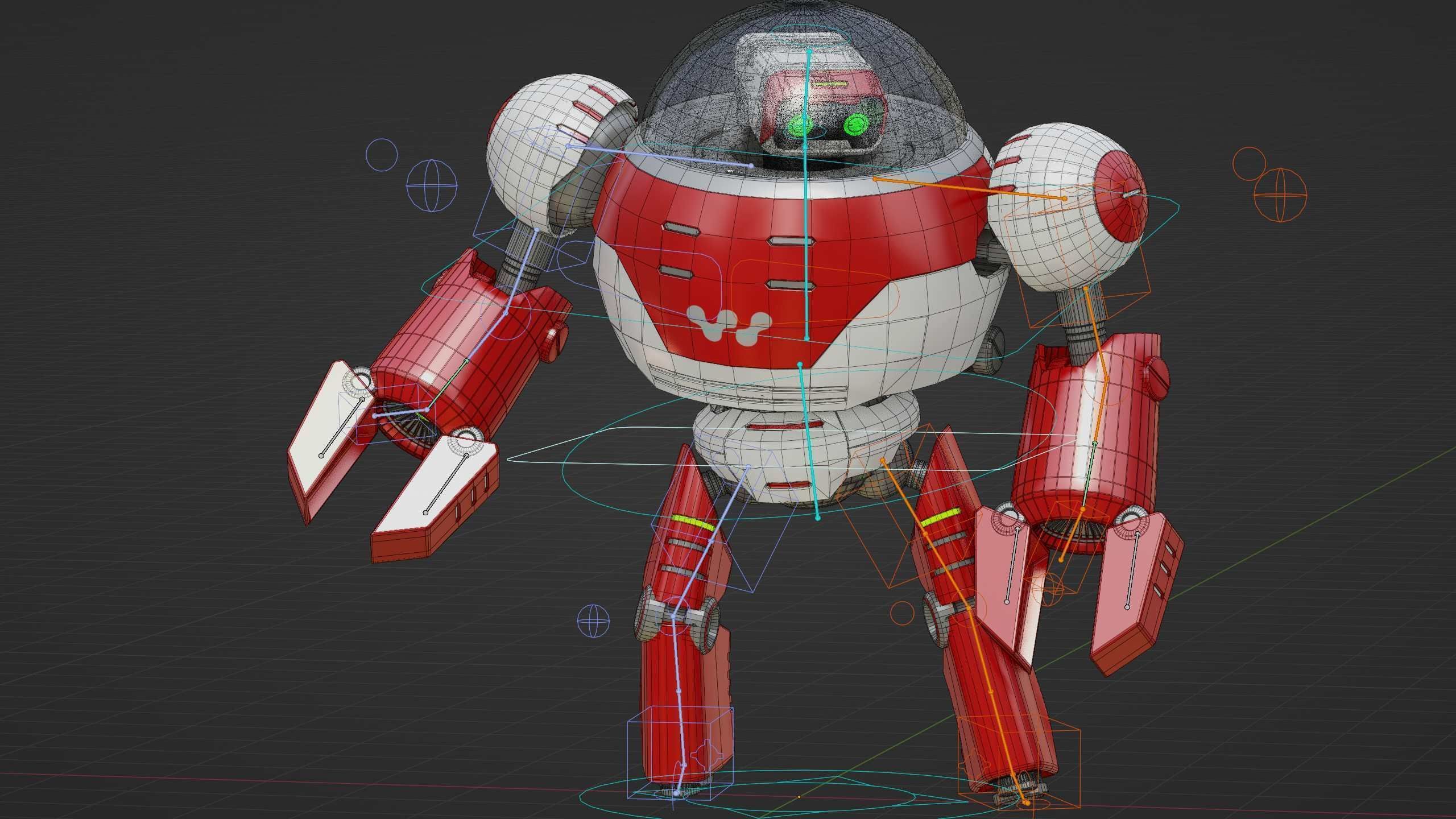 TOON DROID ZEFF Rigged for Unreal Engine - Unity - MIXAMO 3D model_37