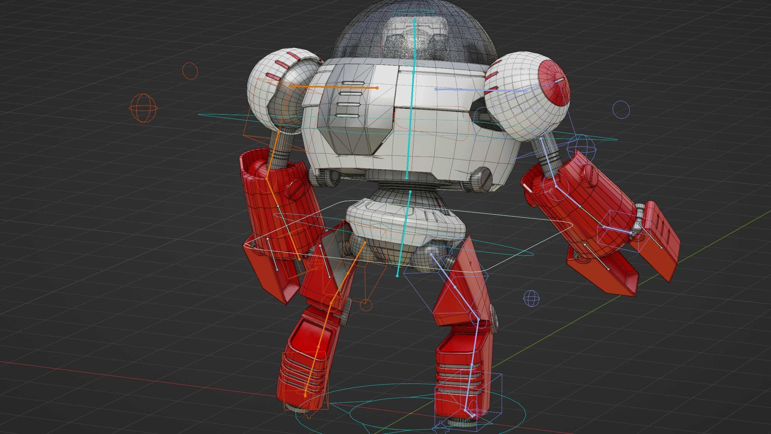 TOON DROID ZEFF Rigged for Unreal Engine - Unity - MIXAMO 3D model_38