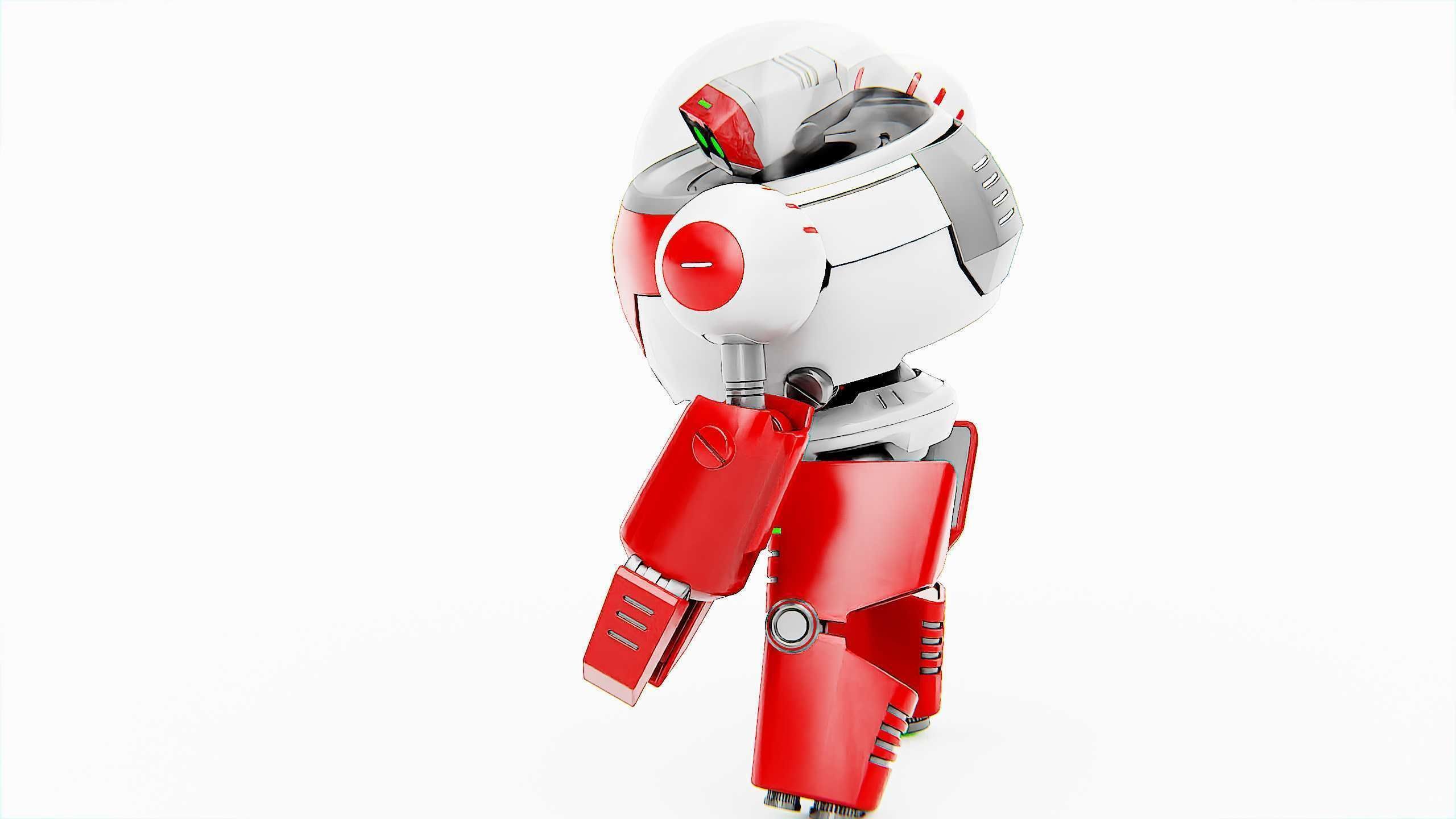 TOON DROID ZEFF Rigged for Unreal Engine - Unity - MIXAMO 3D model_21