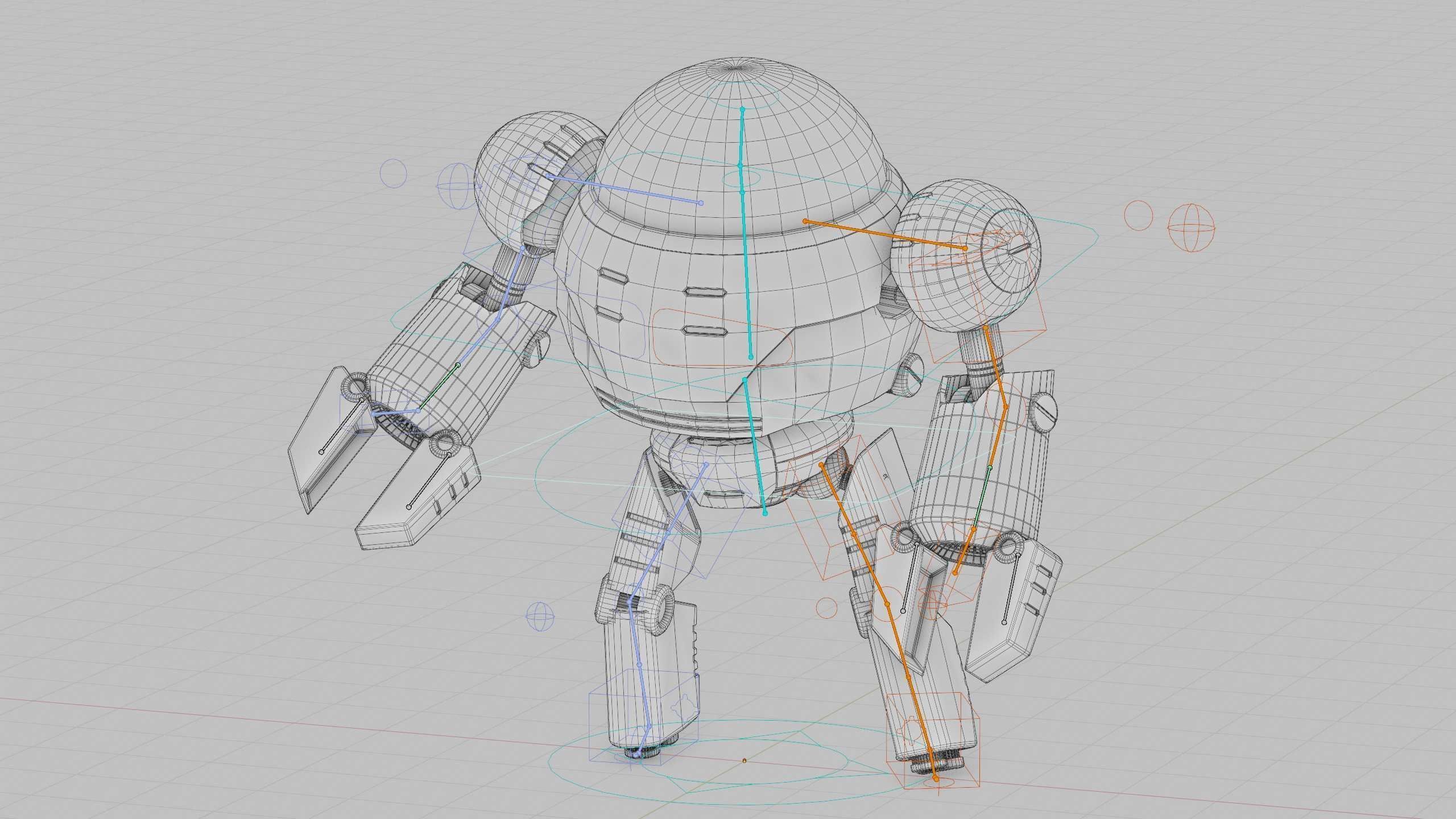 TOON DROID ZEFF Rigged for Unreal Engine - Unity - MIXAMO 3D model_40