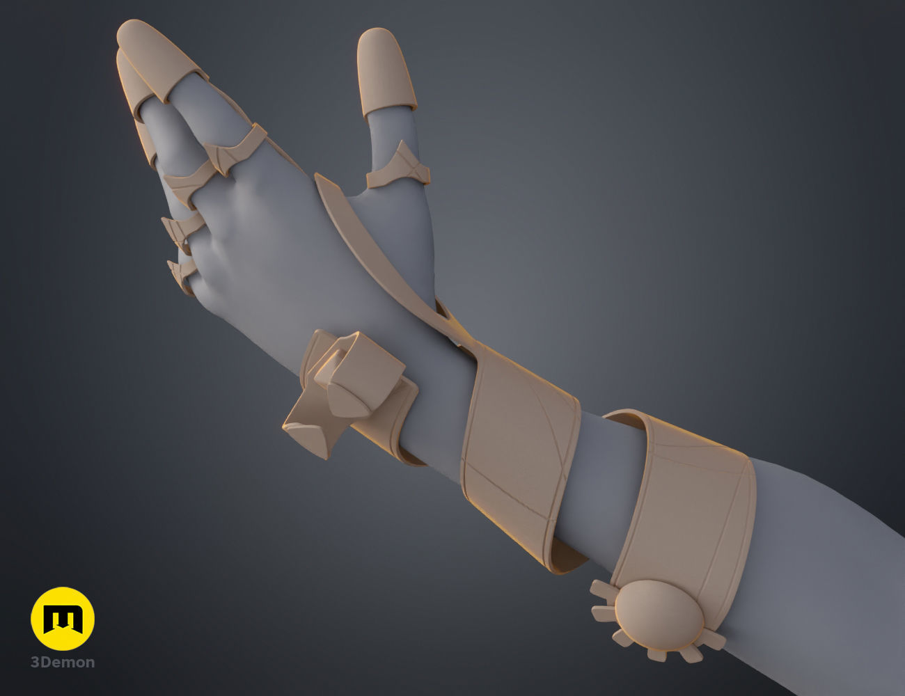 Kara kesh hand device - Stargate 3D print model_13
