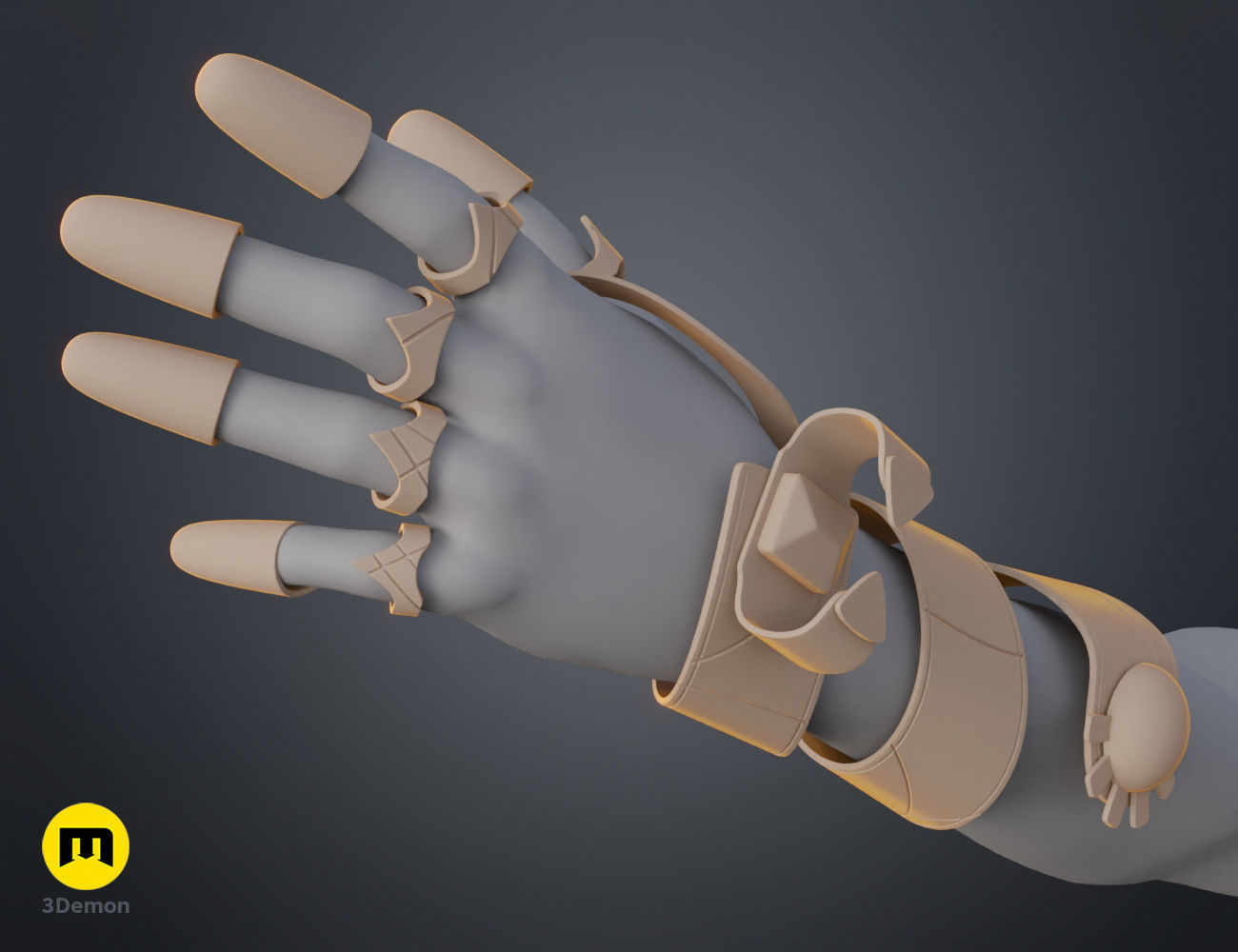 Kara kesh hand device - Stargate 3D print model_14