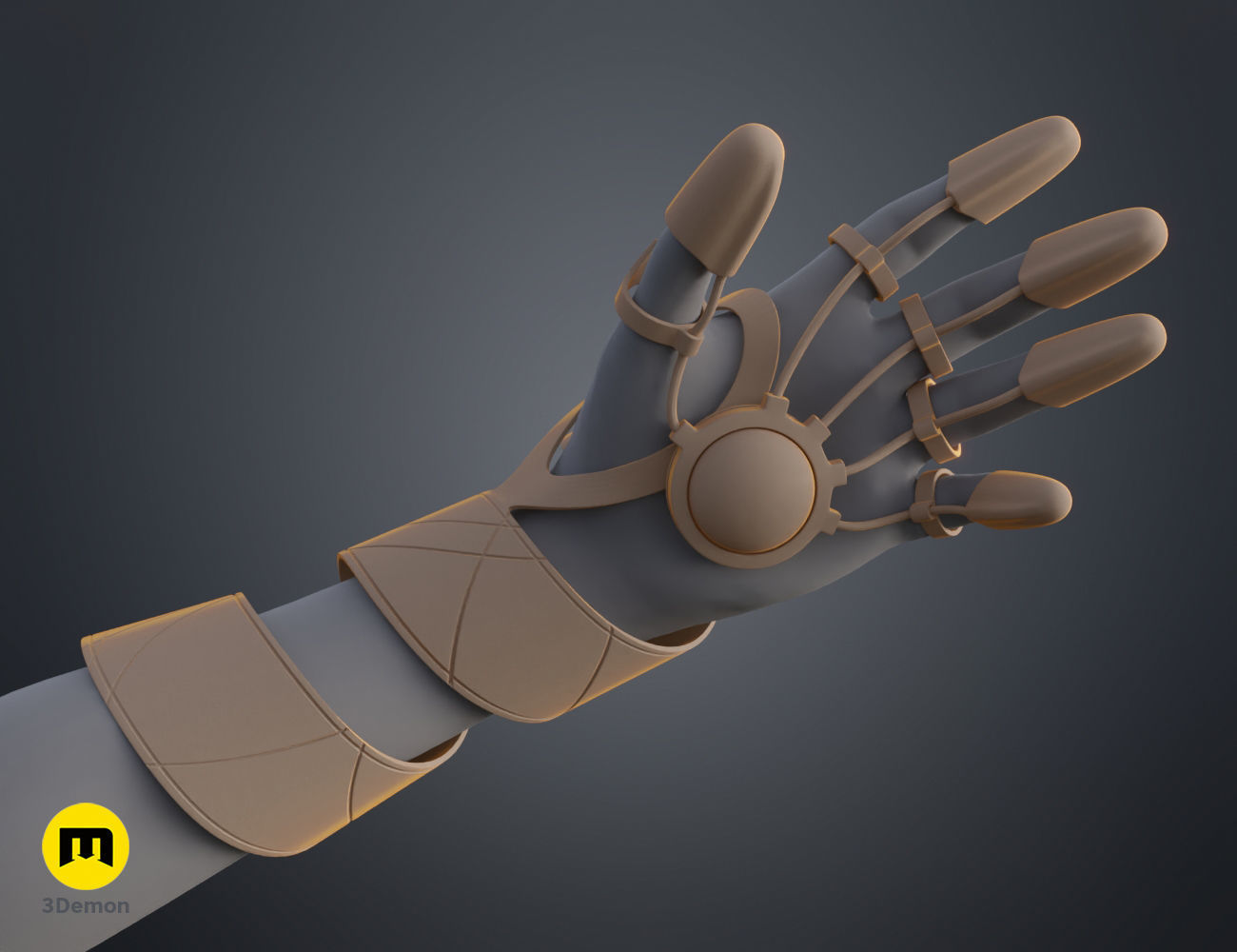 Kara kesh hand device - Stargate 3D print model_12