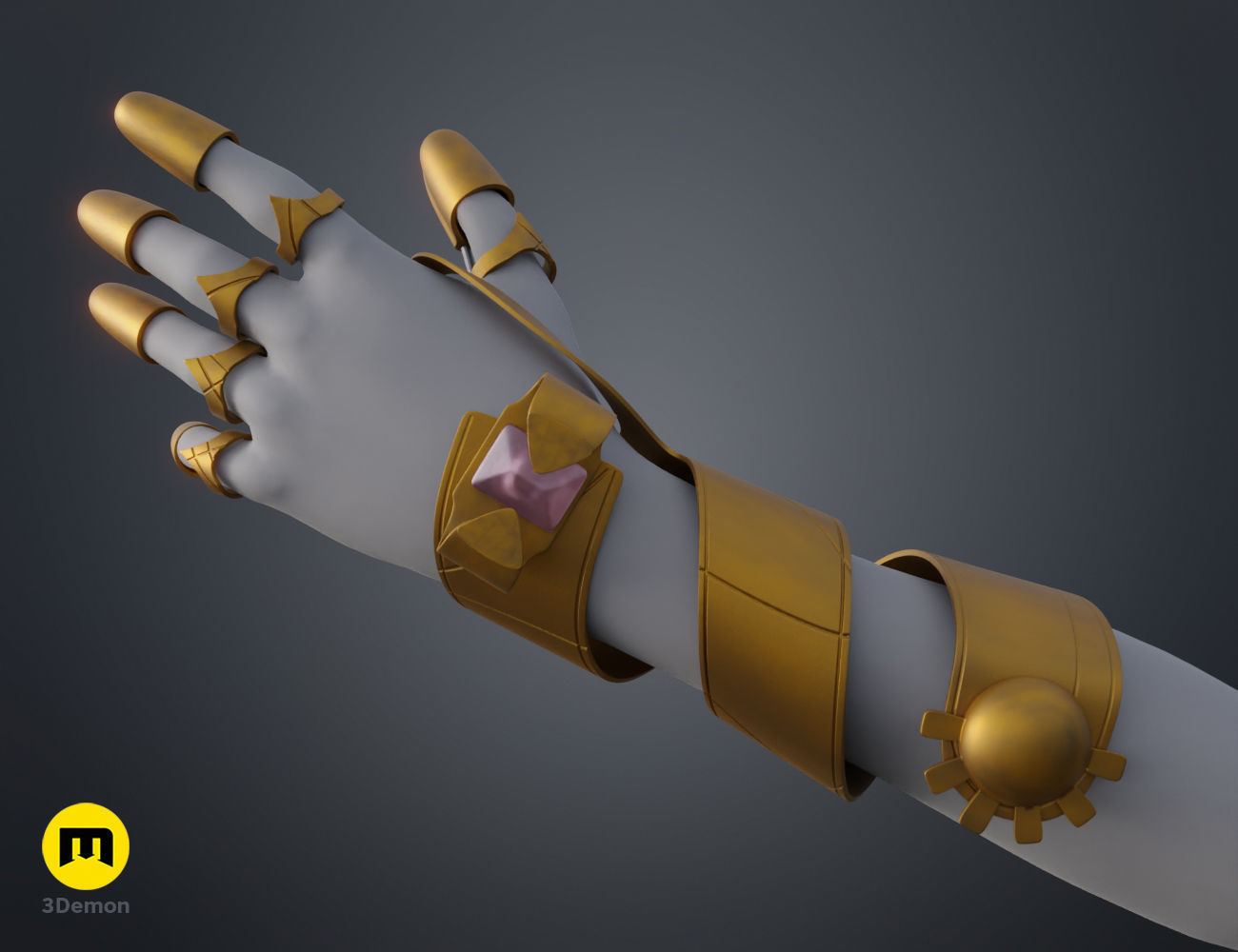 Kara kesh hand device - Stargate 3D print model_1