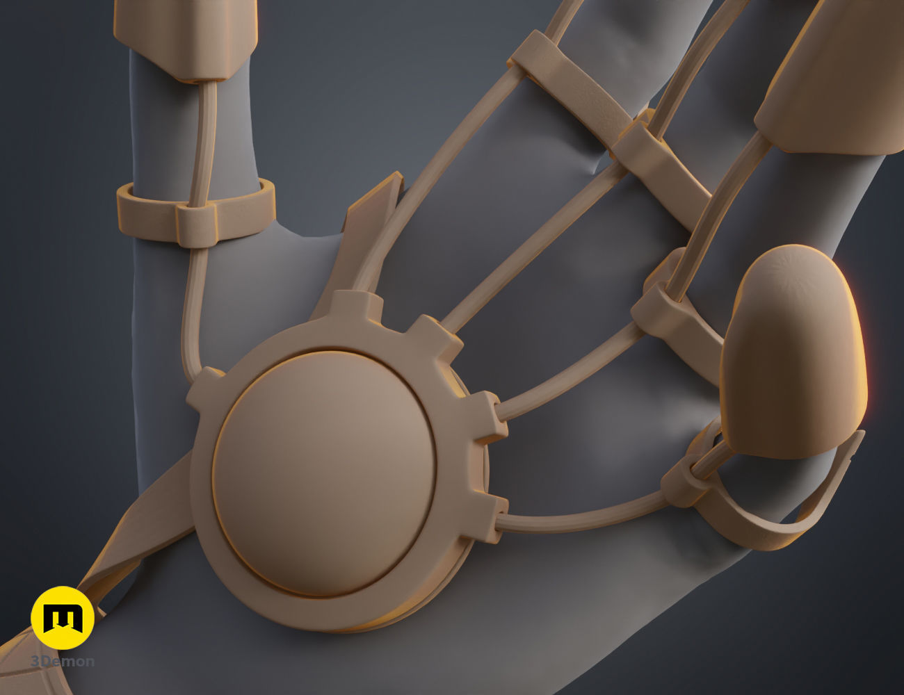 Kara kesh hand device - Stargate 3D print model_15